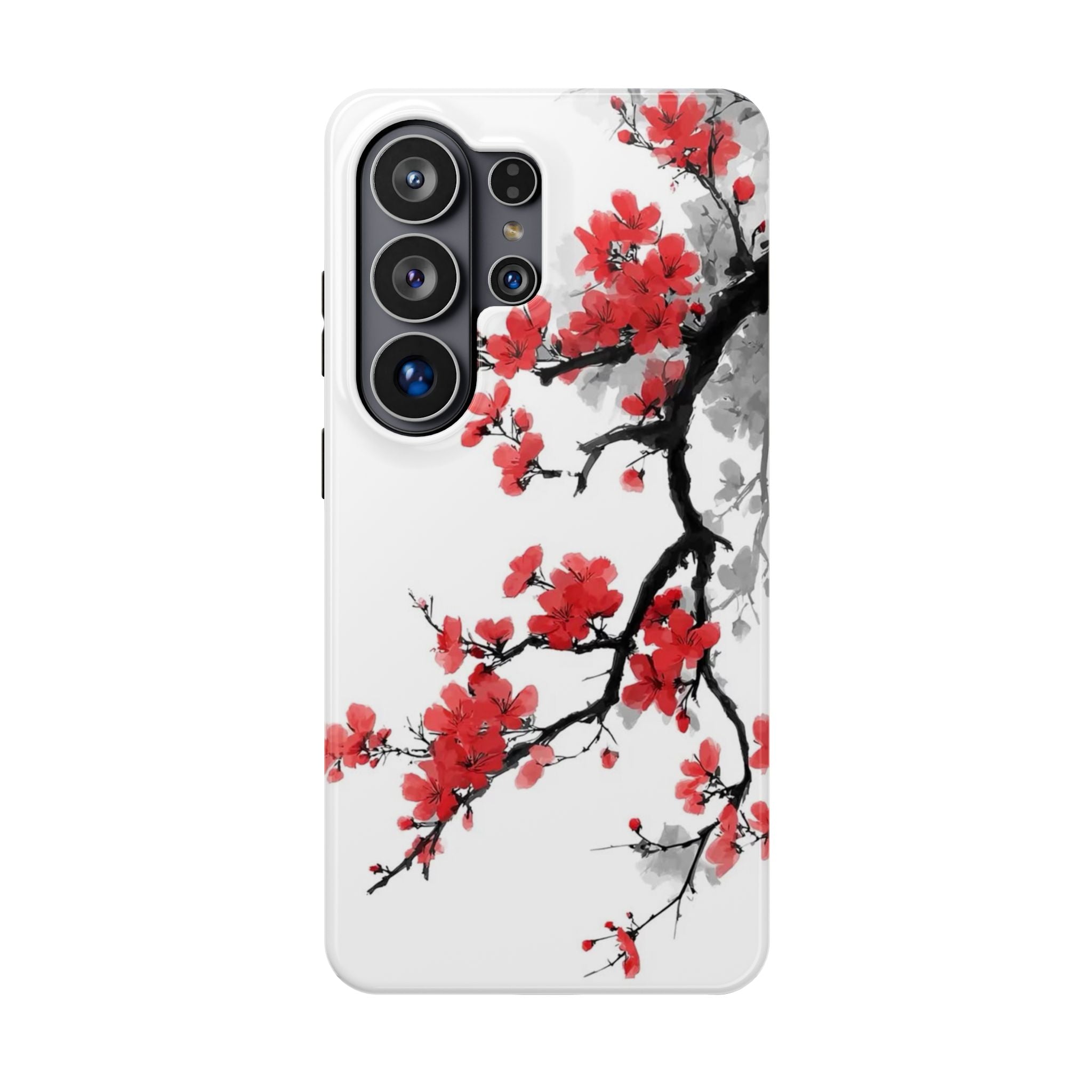 Cherry Blossom Impact Phone Case — Magnetic, Shock‑Resistant Protection