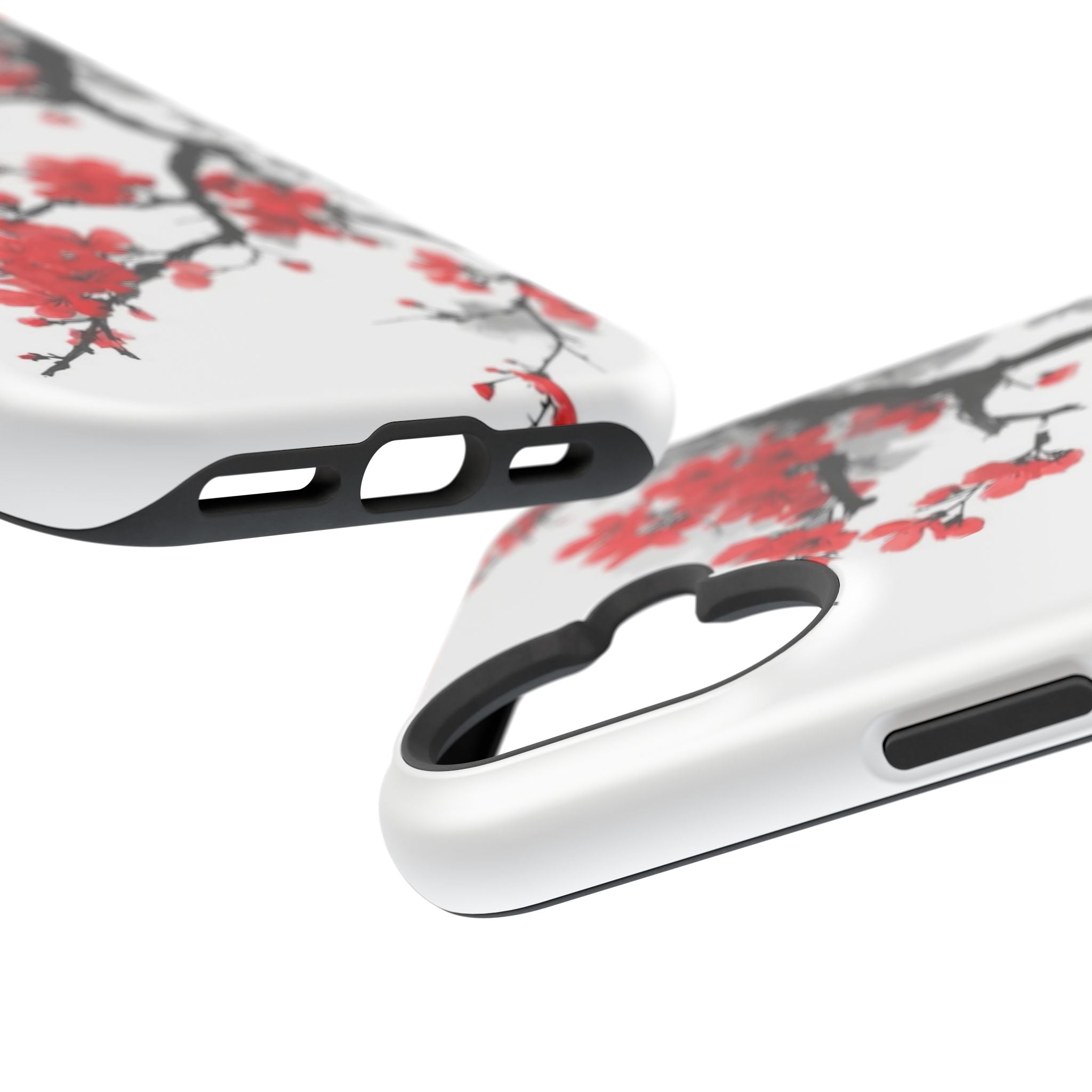 Cherry Blossom Impact Phone Case — Magnetic, Shock‑Resistant Protection