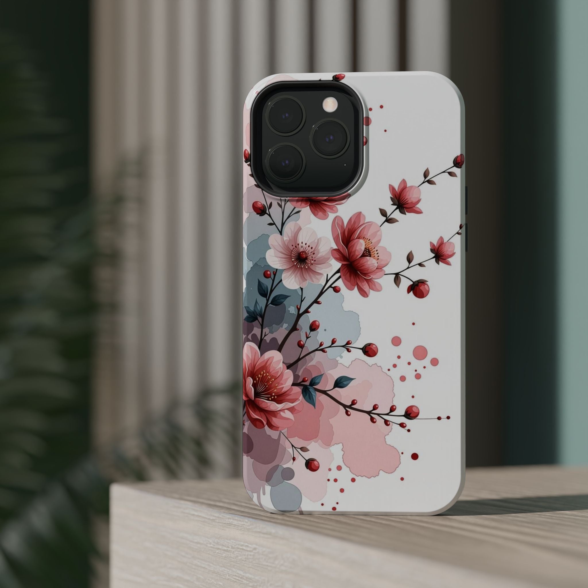 Floral Cherry Blossom Magnetic Impact Phone Case