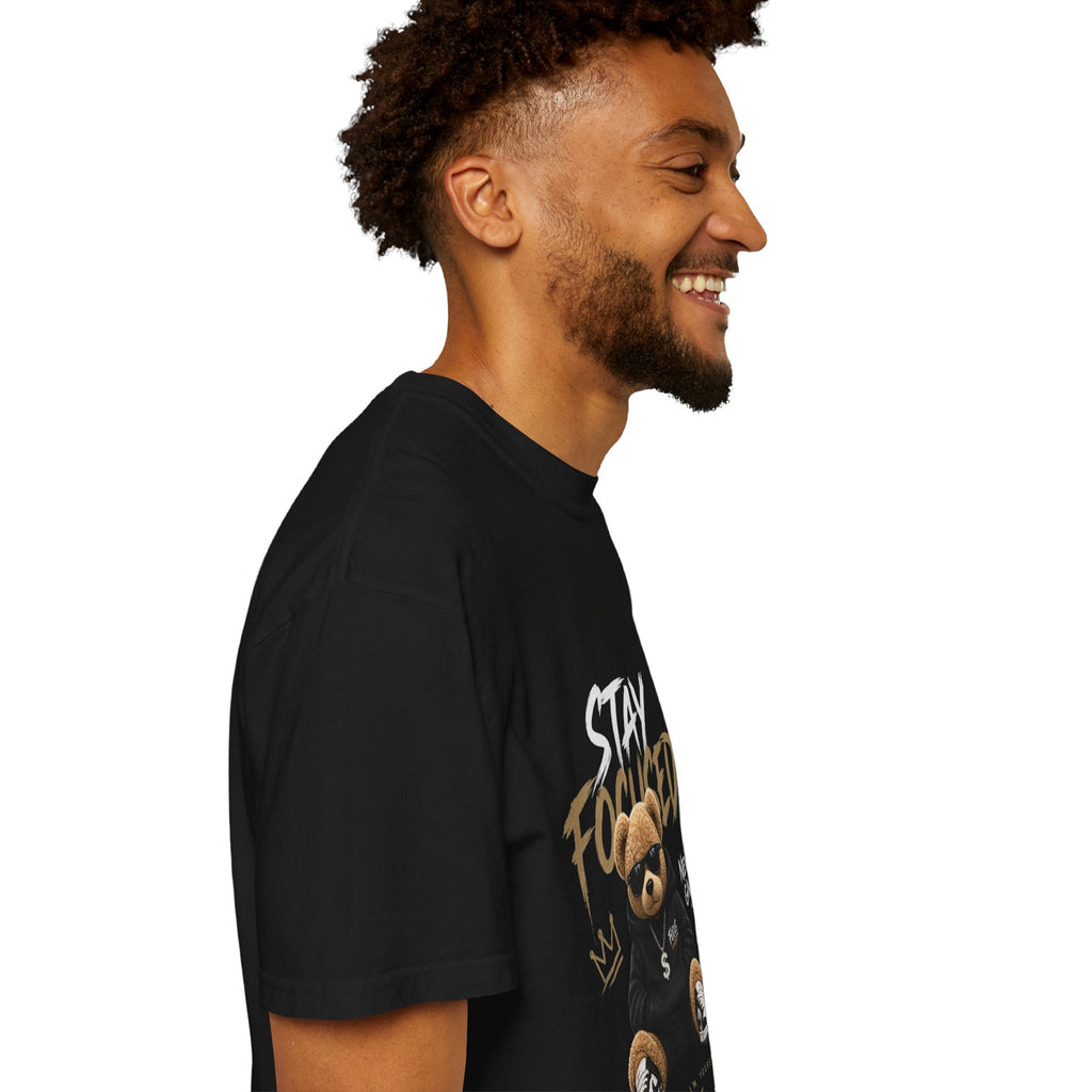 Stay On Focused Unisex Garment-Dyed T-shirt