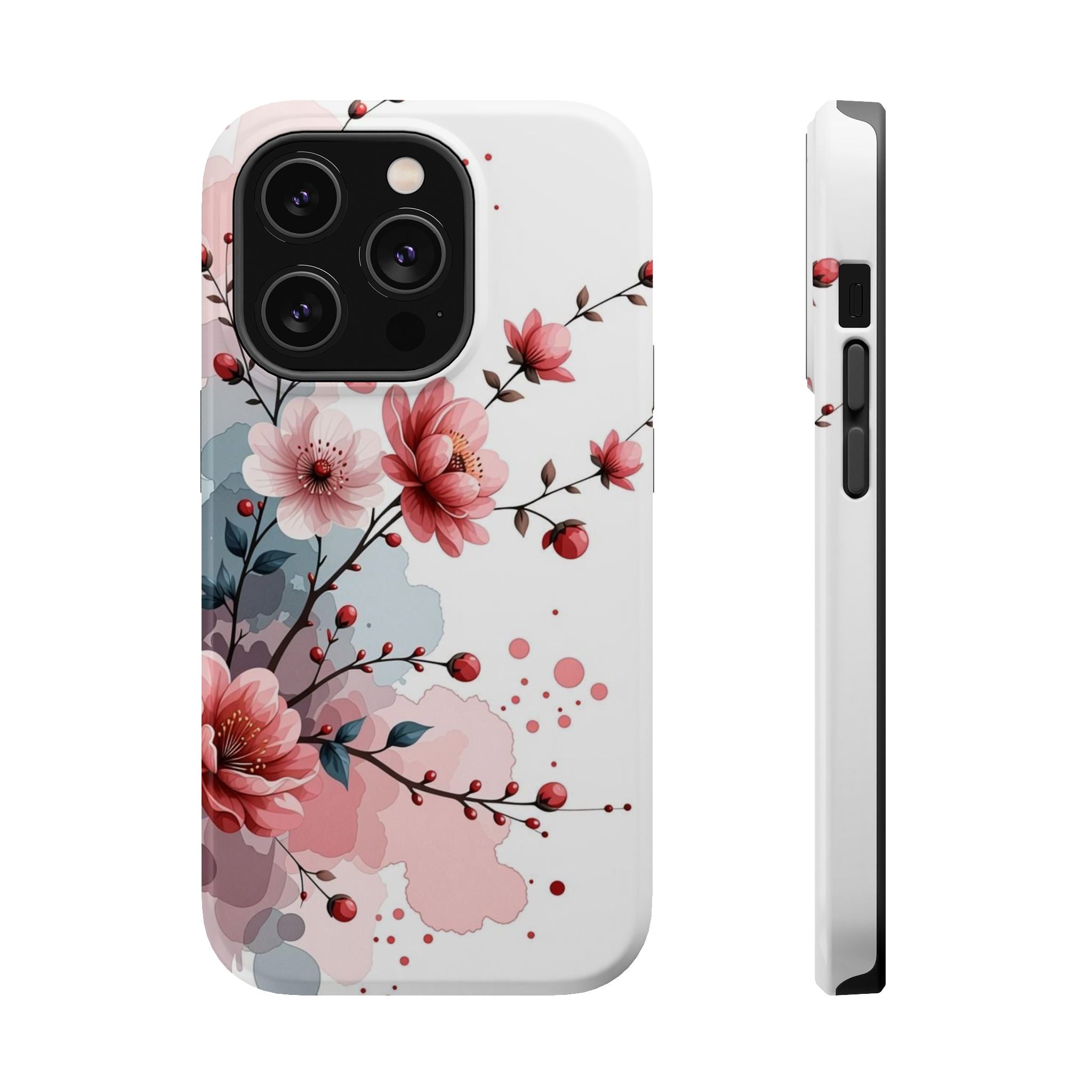 Floral Cherry Blossom Magnetic Impact Phone Case