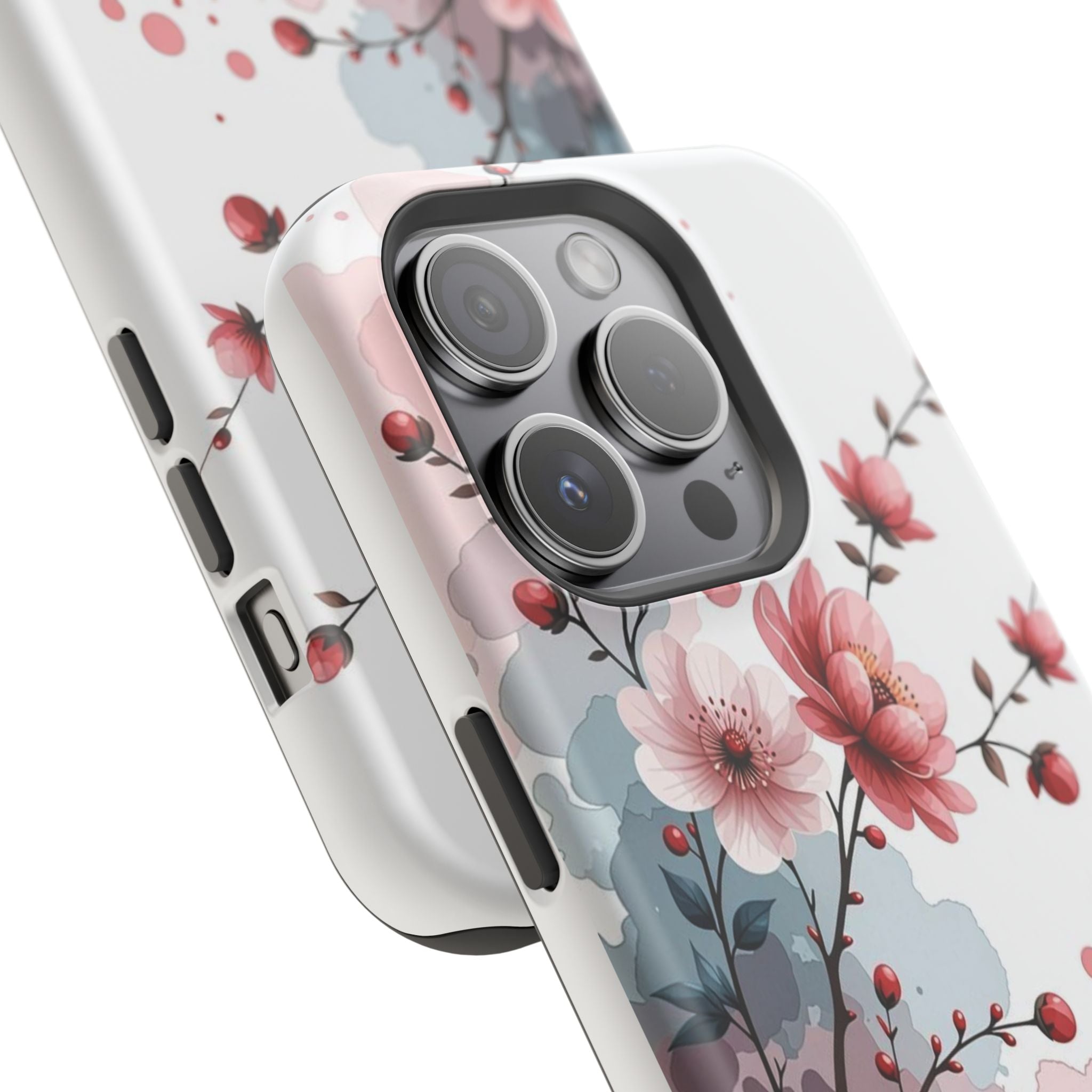 Floral Cherry Blossom Magnetic Impact Phone Case