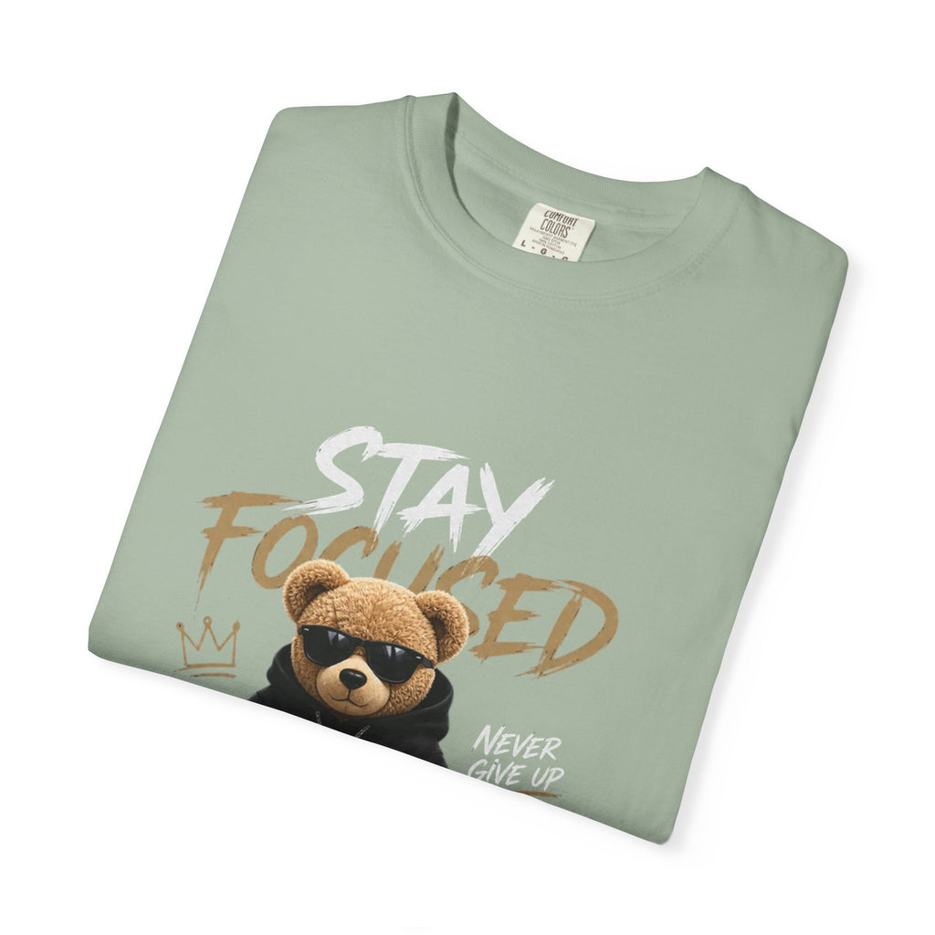 Stay On Focused Unisex Garment-Dyed T-shirt