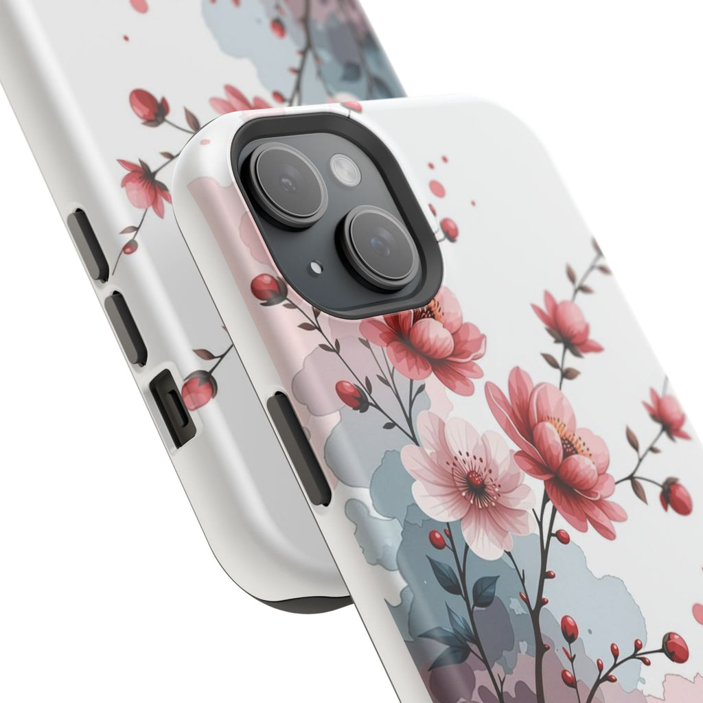 Floral Cherry Blossom Magnetic Impact Phone Case