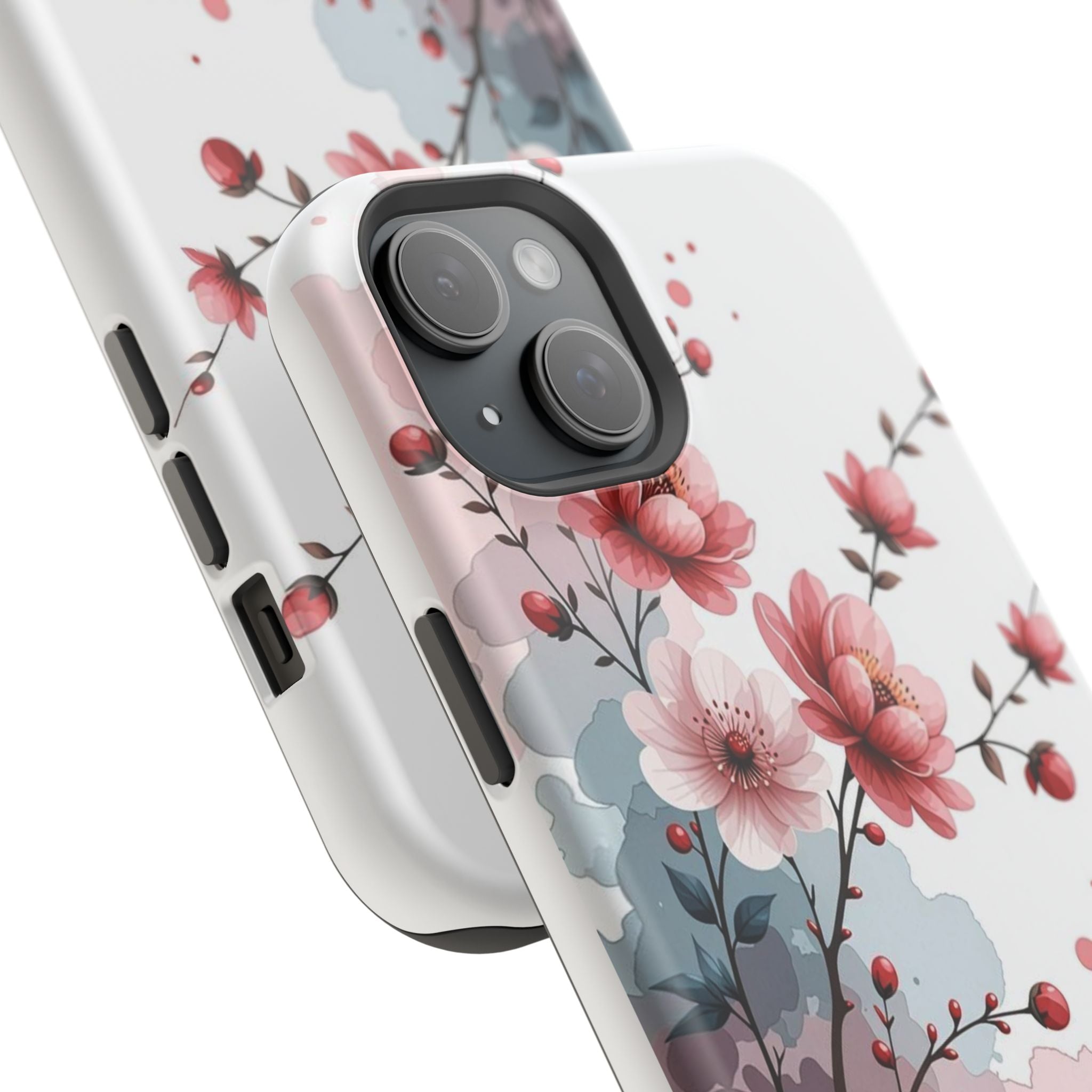 Floral Cherry Blossom Magnetic Impact Phone Case
