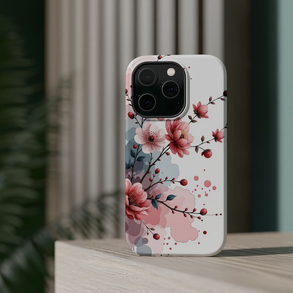 Floral Cherry Blossom Magnetic Impact Phone Case