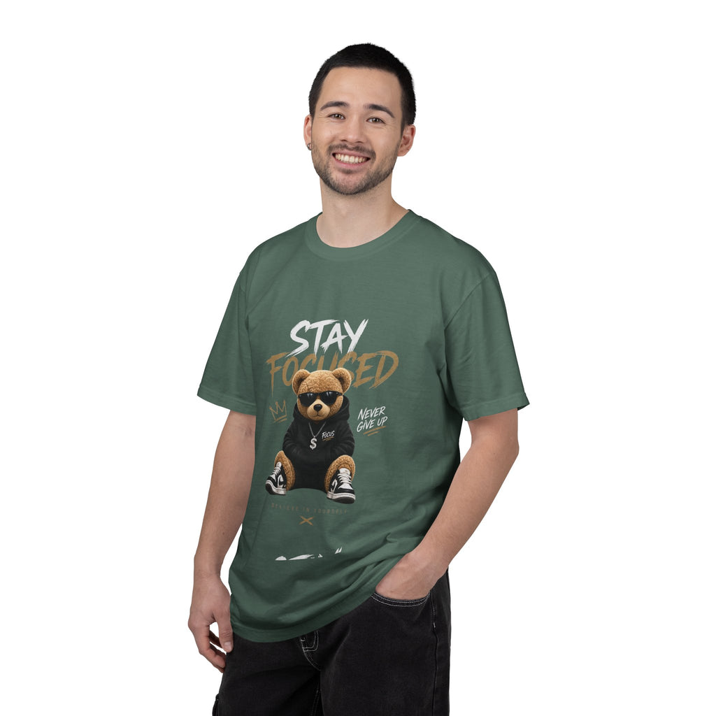 Stay On Focused Unisex Garment-Dyed T-shirt
