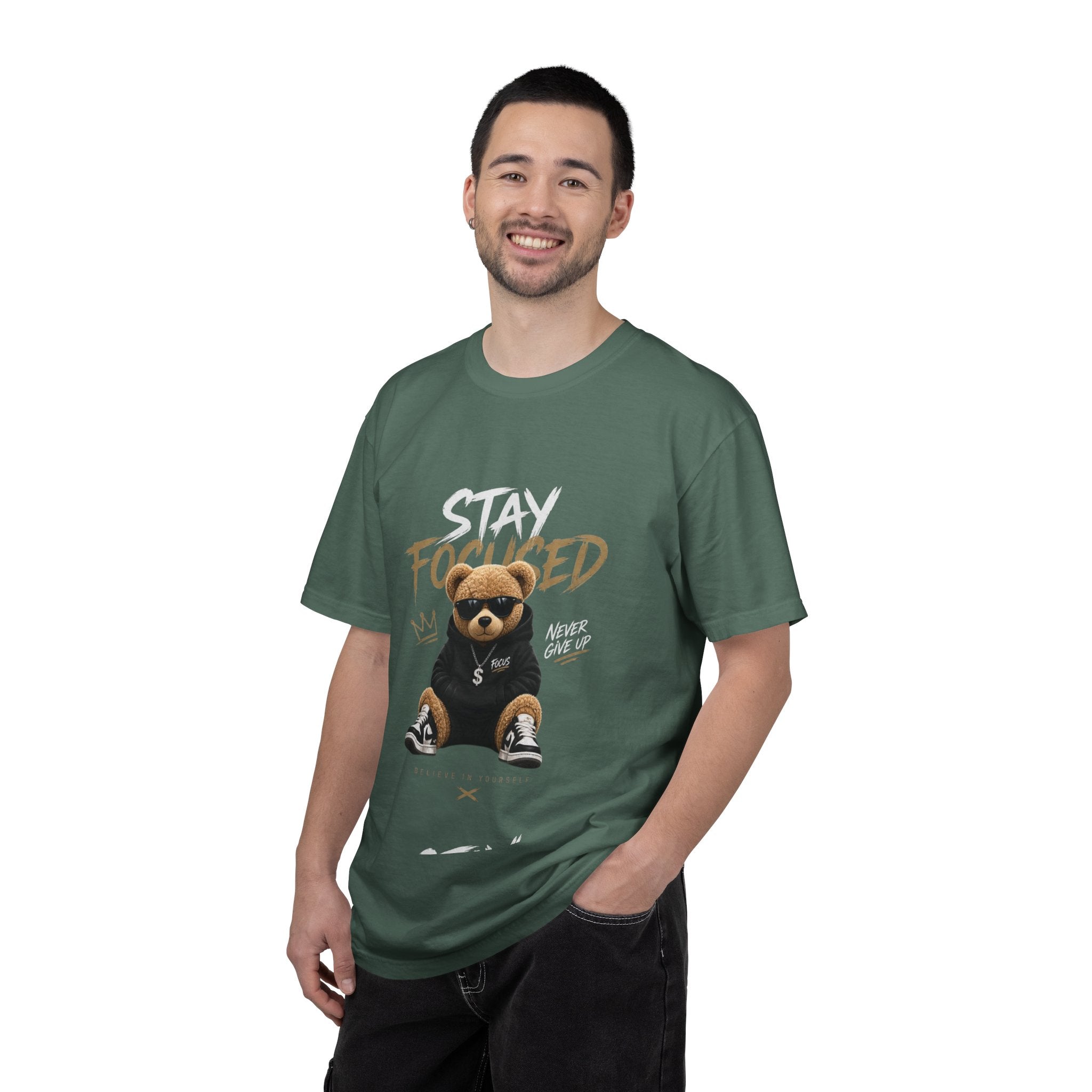 Stay On Focused Unisex Garment-Dyed T-shirt