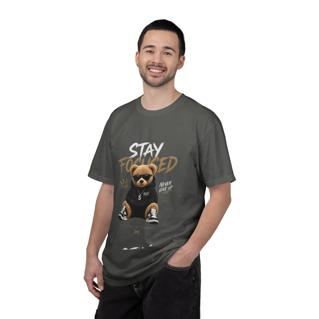 Stay On Focused Unisex Garment-Dyed T-shirt