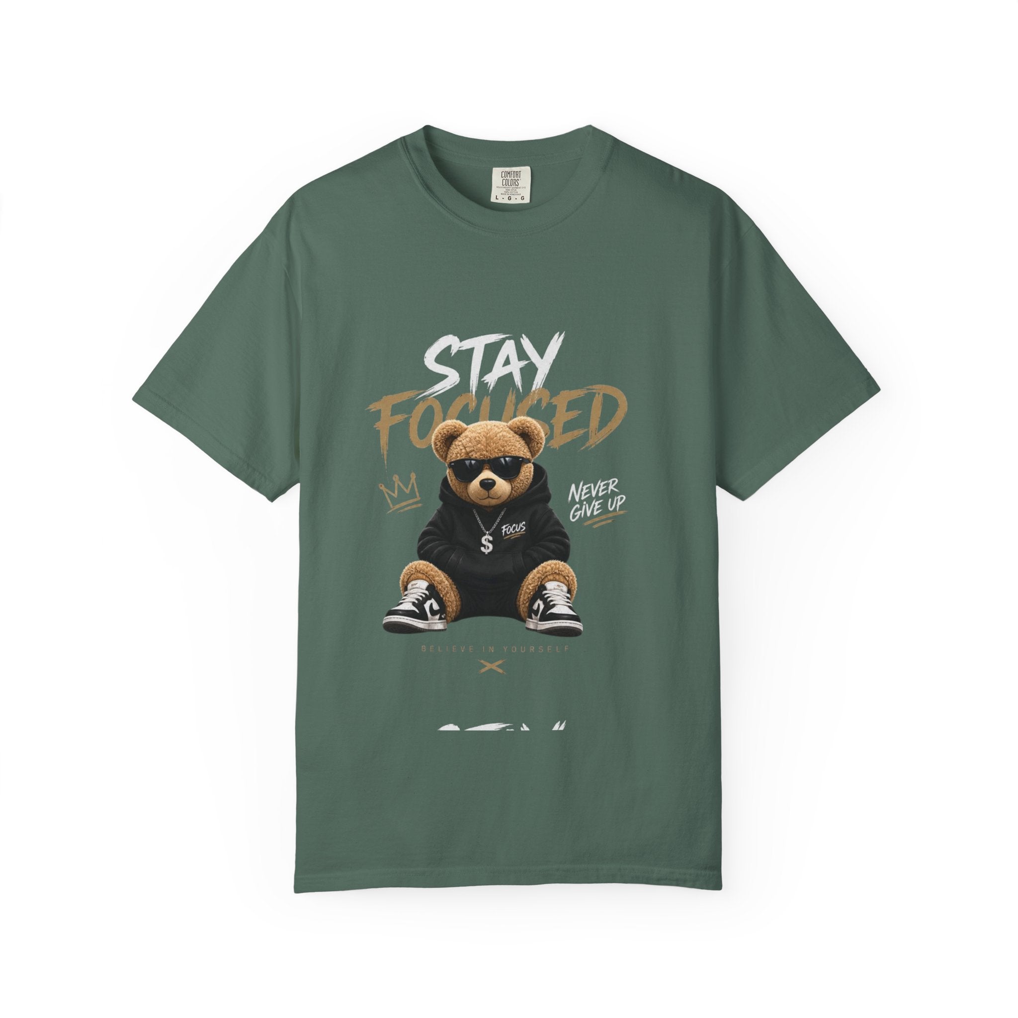 Stay On Focused Unisex Garment-Dyed T-shirt