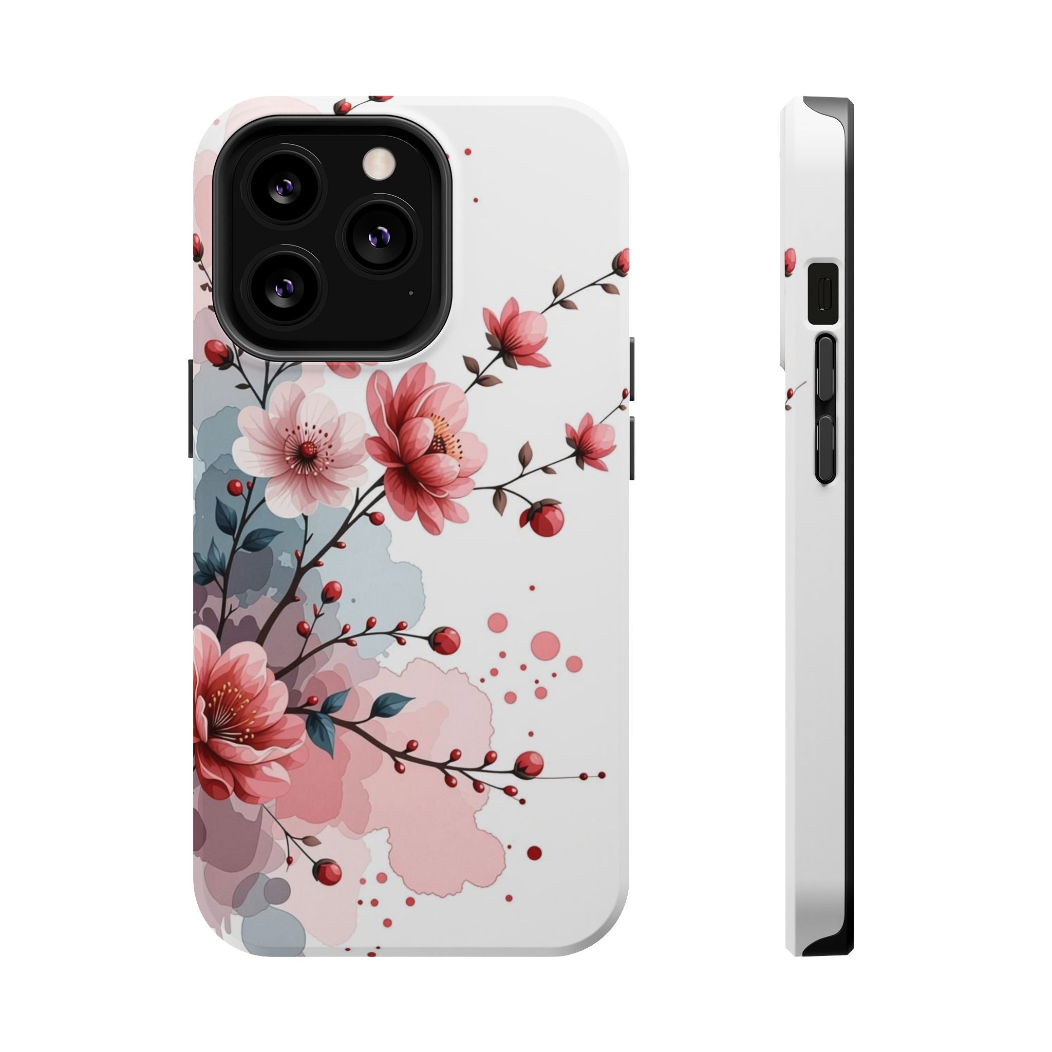 Floral Cherry Blossom Magnetic Impact Phone Case