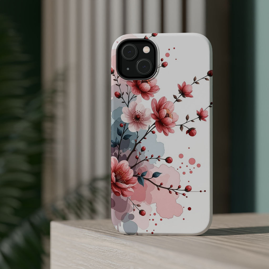 Floral Cherry Blossom Magnetic Impact Phone Case