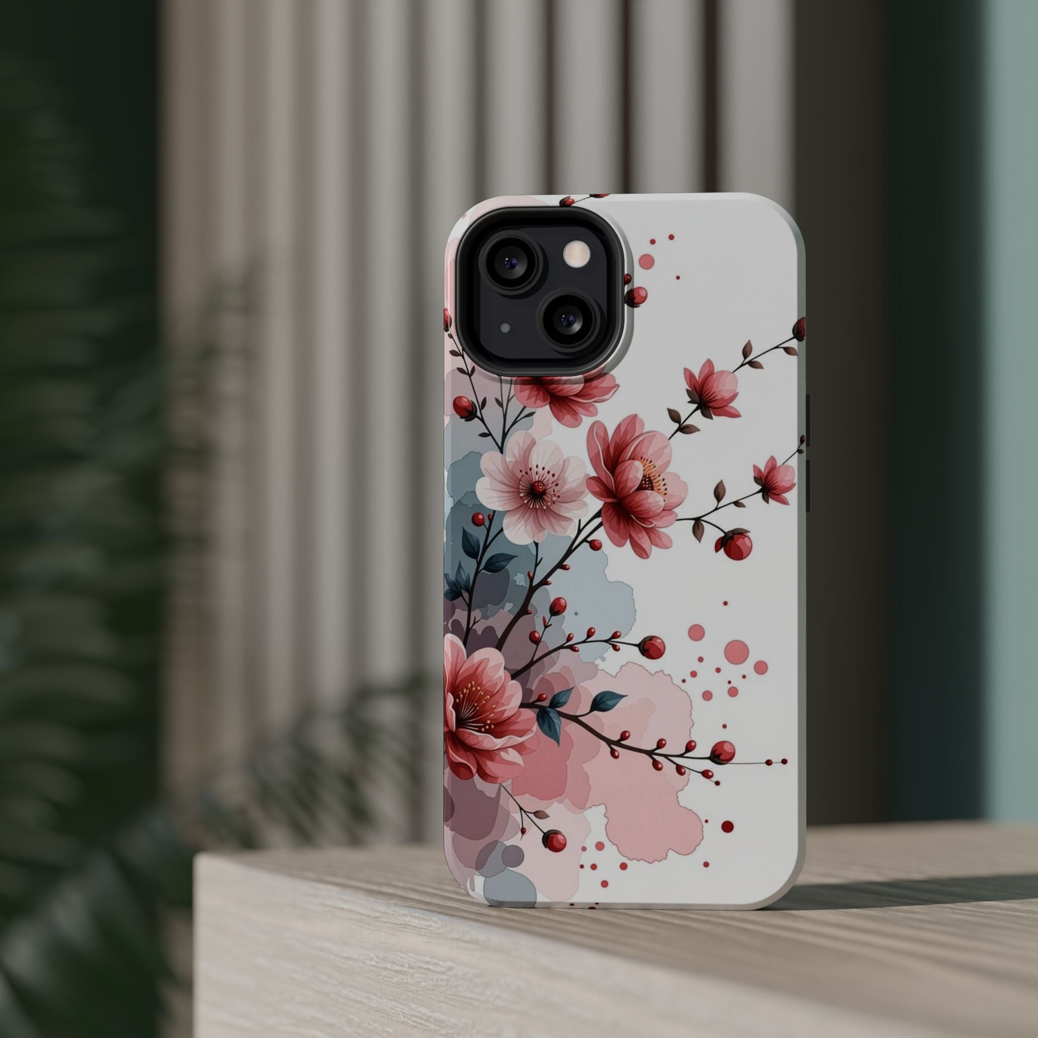 Floral Cherry Blossom Magnetic Impact Phone Case