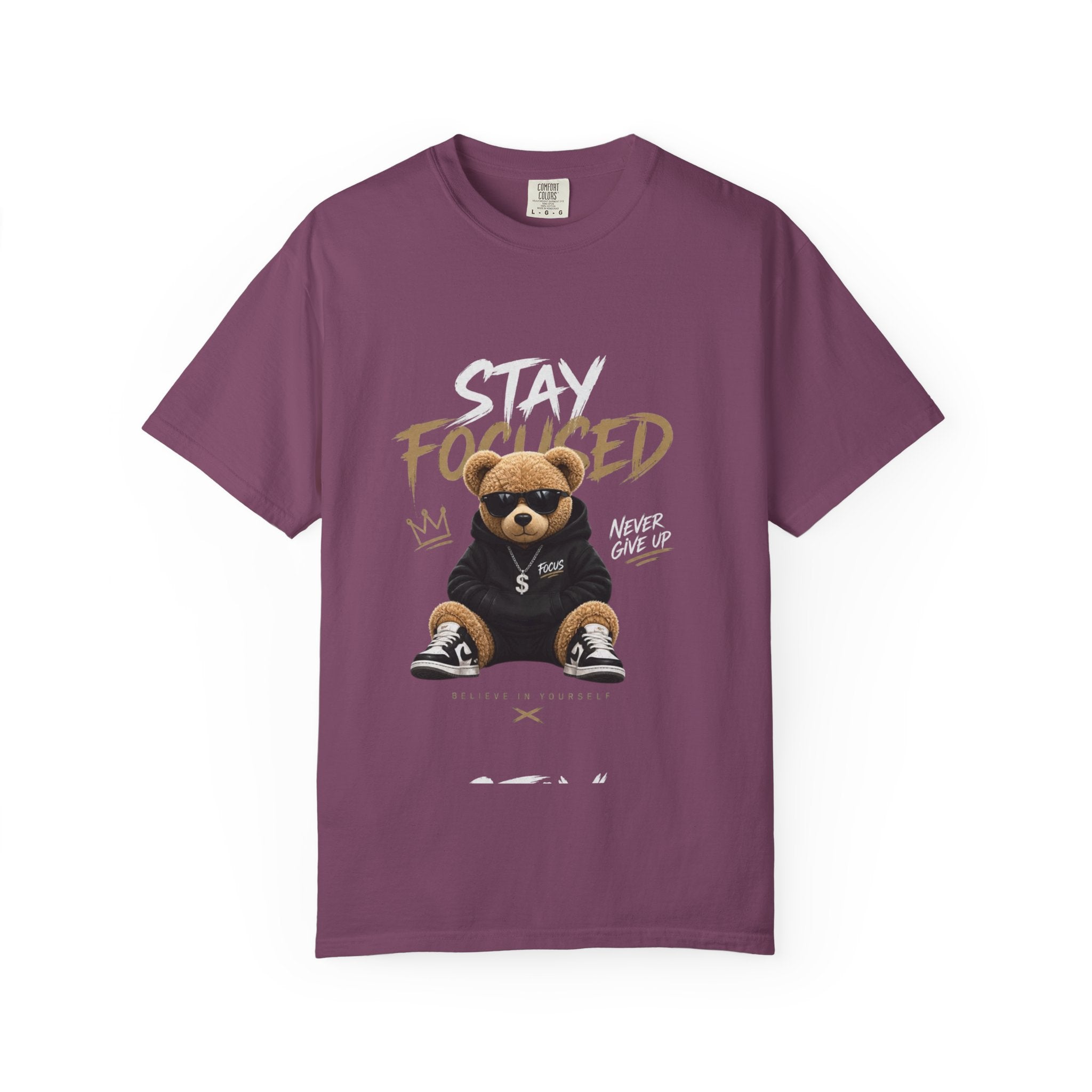 Stay On Focused Unisex Garment-Dyed T-shirt