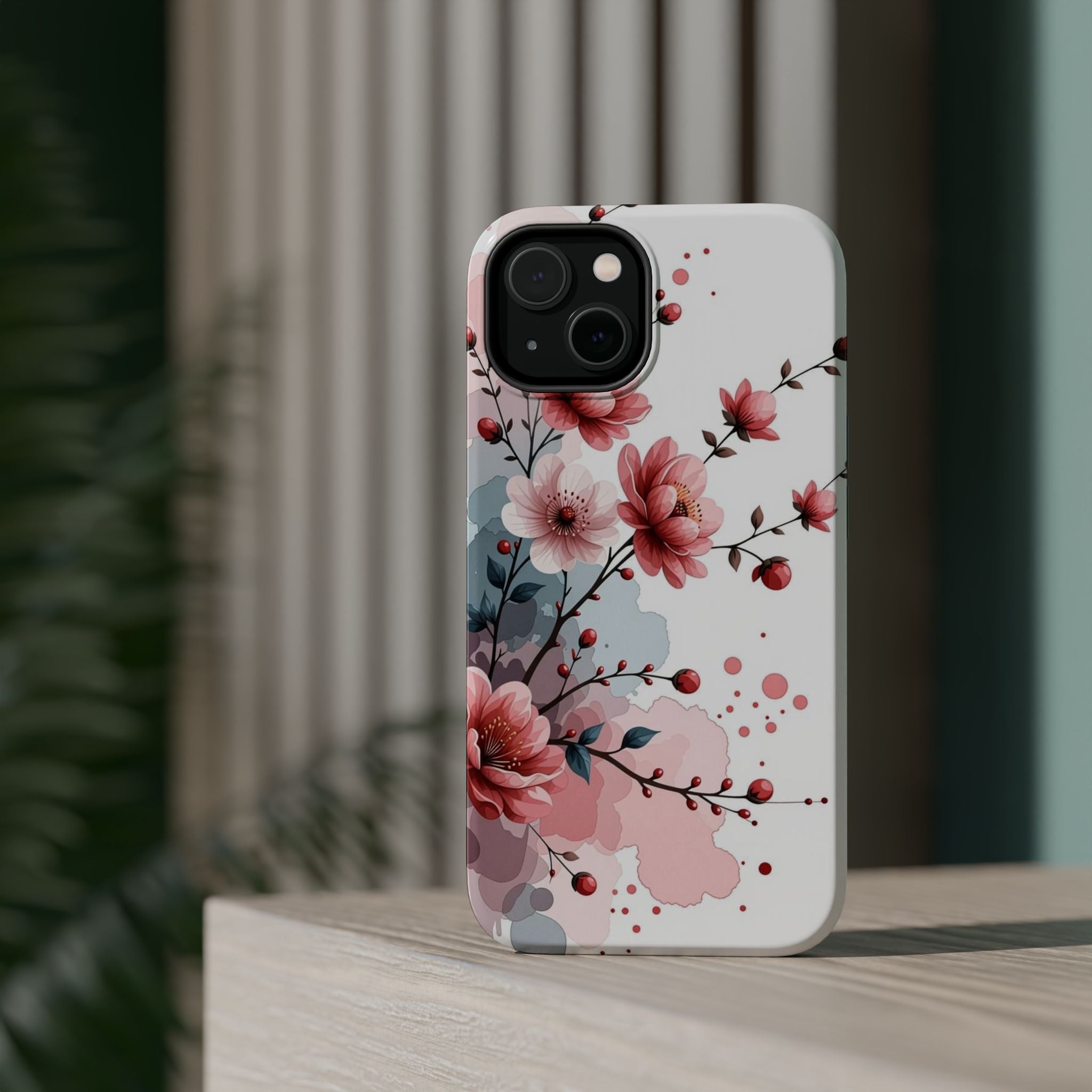 Floral Cherry Blossom Magnetic Impact Phone Case
