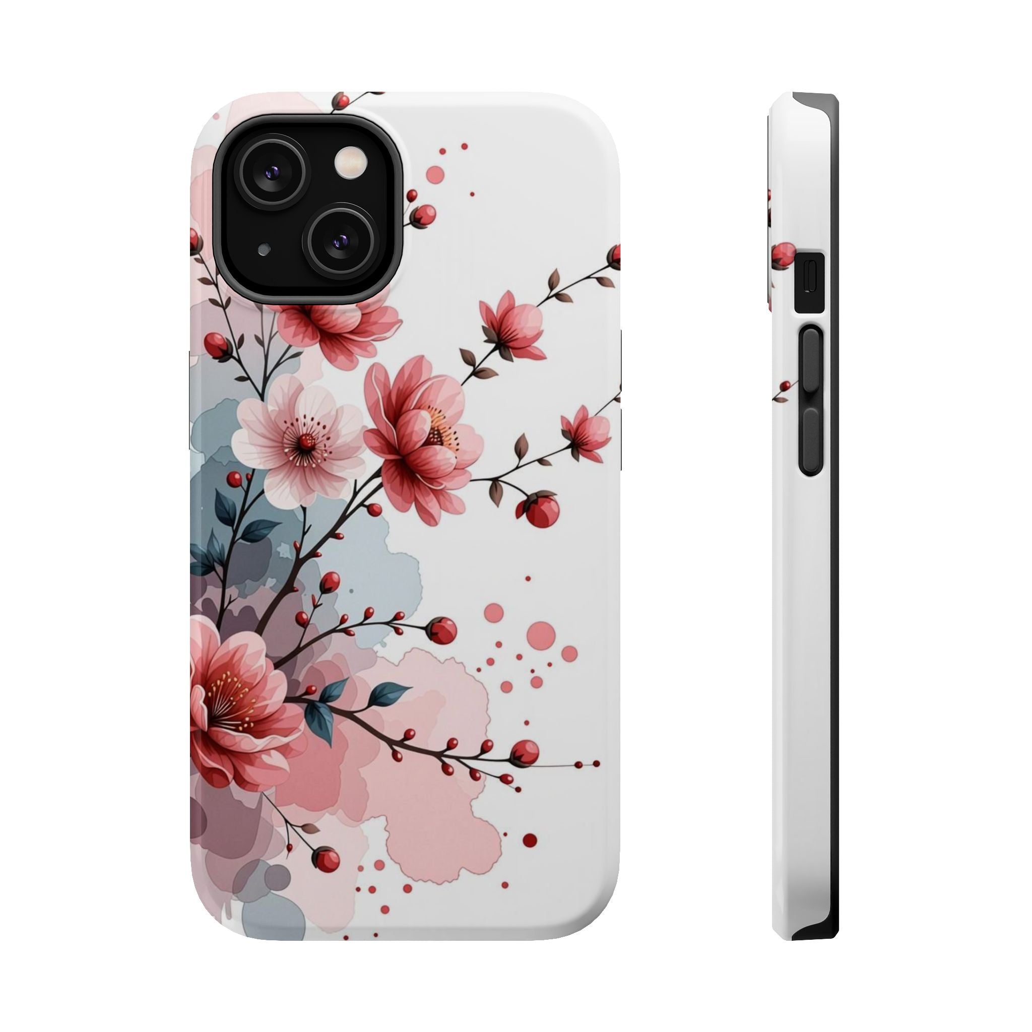 Floral Cherry Blossom Magnetic Impact Phone Case