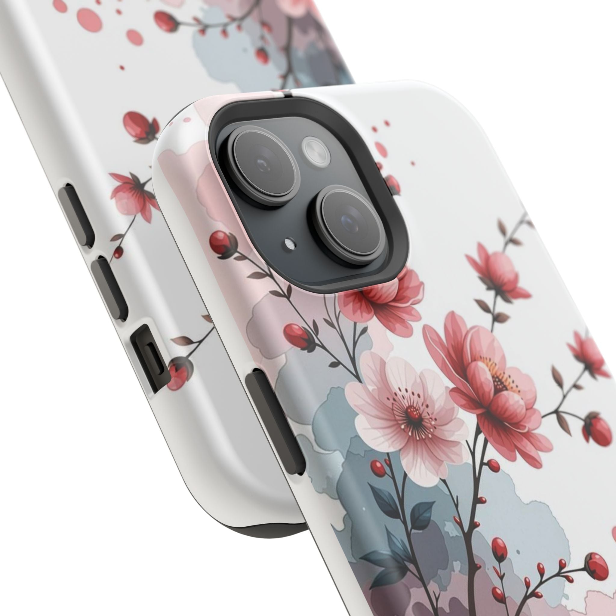 Floral Cherry Blossom Magnetic Impact Phone Case