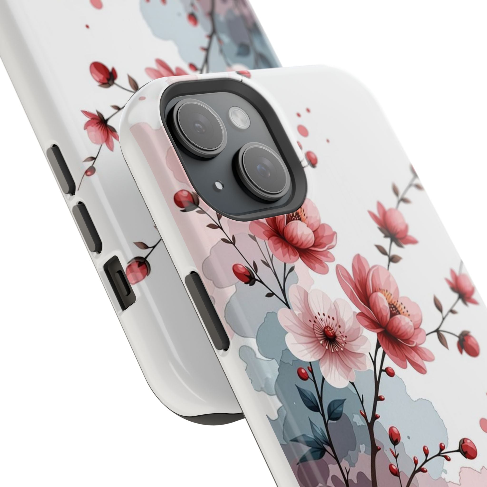 Floral Cherry Blossom Magnetic Impact Phone Case
