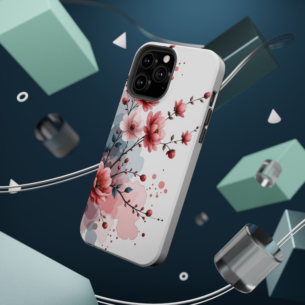 Floral Cherry Blossom Magnetic Impact Phone Case
