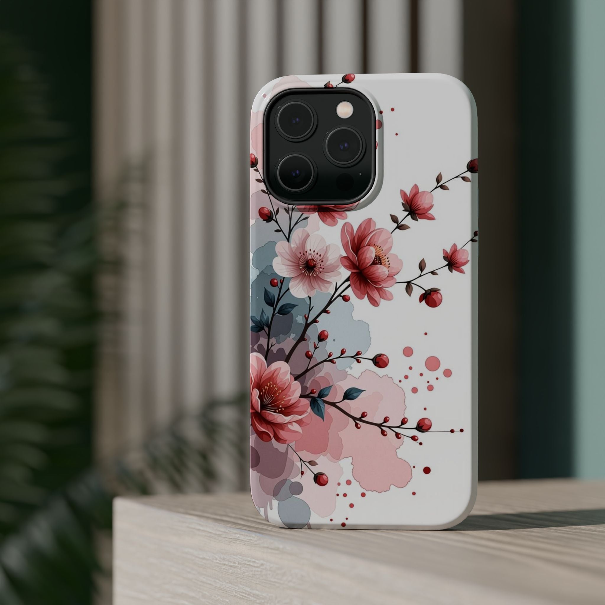 Floral Cherry Blossom Magnetic Impact Phone Case