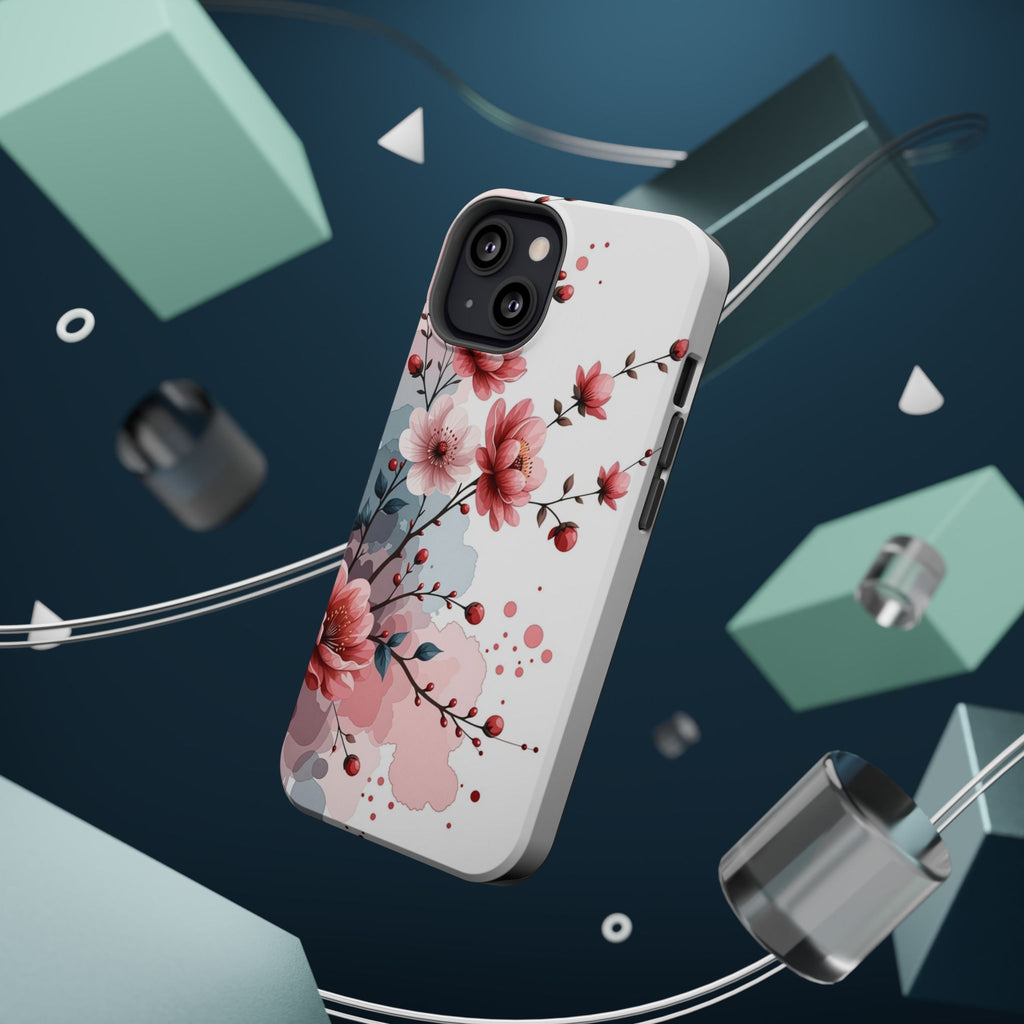 Floral Cherry Blossom Magnetic Impact Phone Case