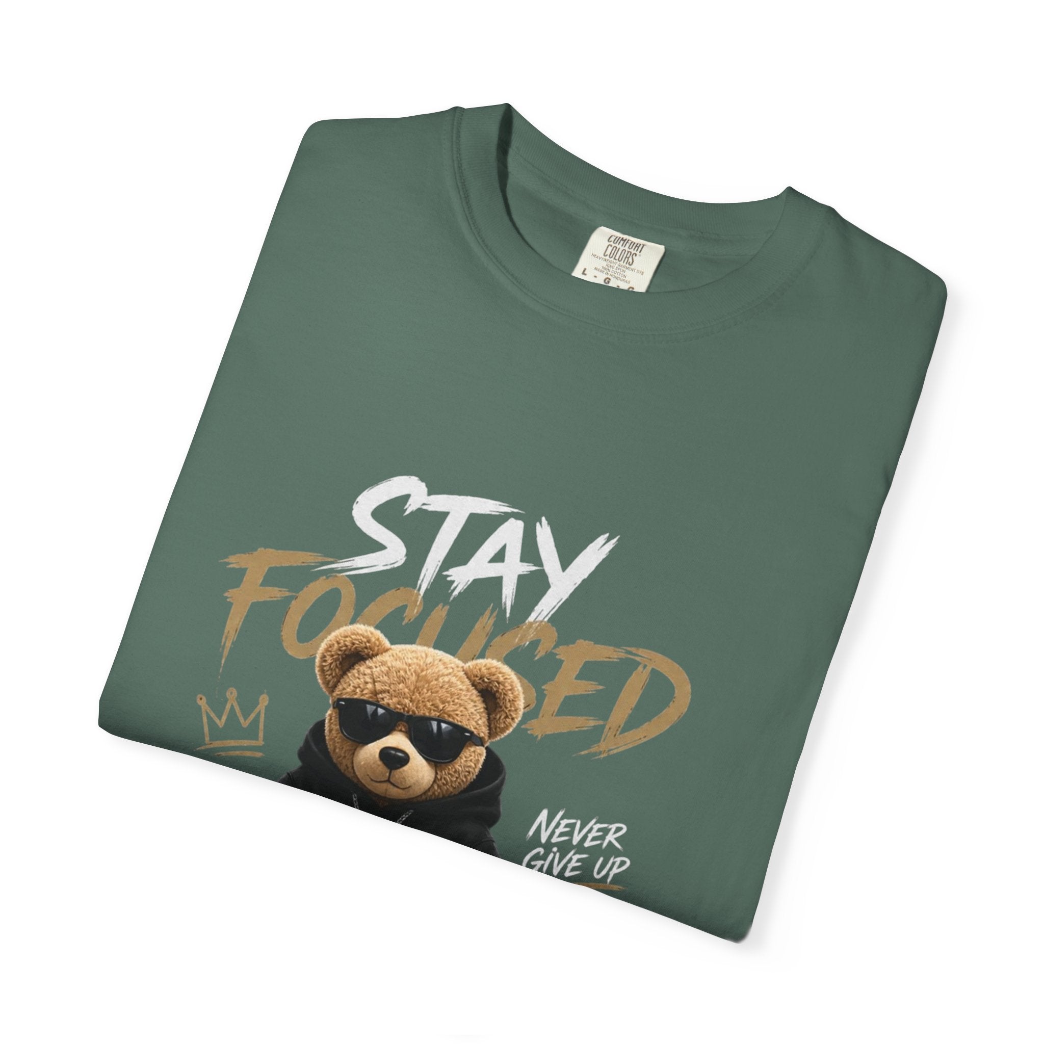 Stay On Focused Unisex Garment-Dyed T-shirt