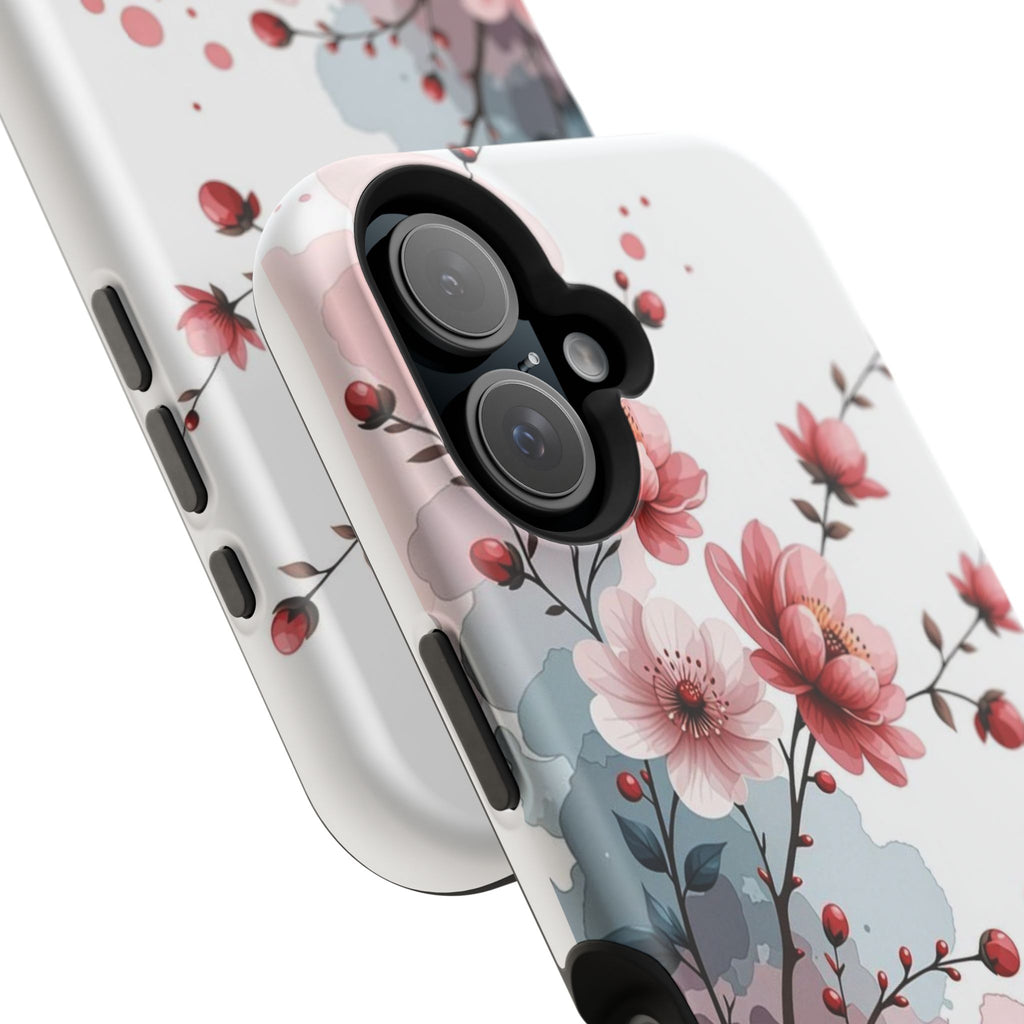 Floral Cherry Blossom Magnetic Impact Phone Case