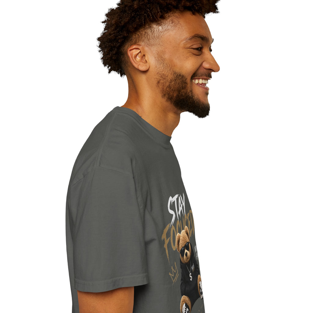 Stay On Focused Unisex Garment-Dyed T-shirt
