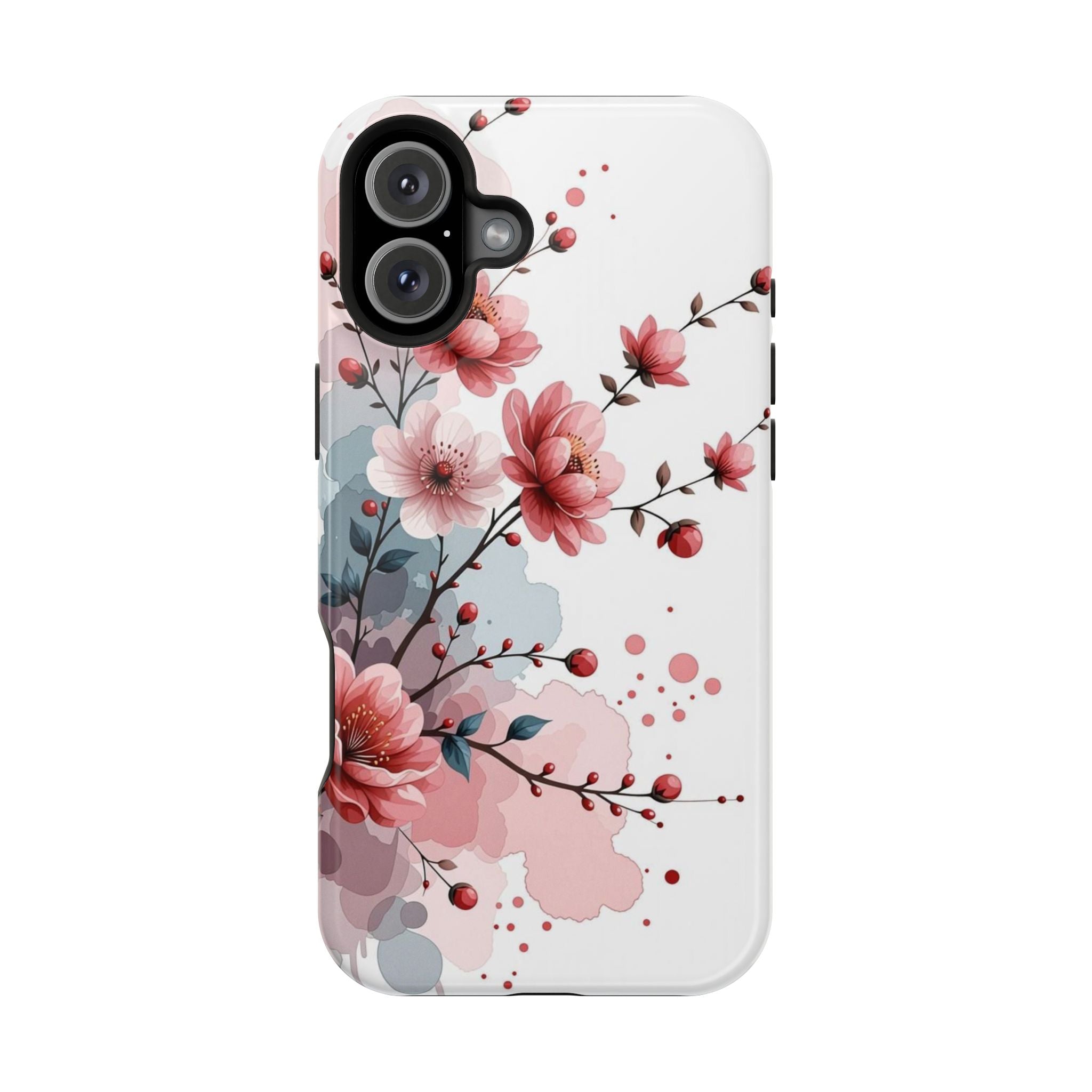Floral Cherry Blossom Magnetic Impact Phone Case