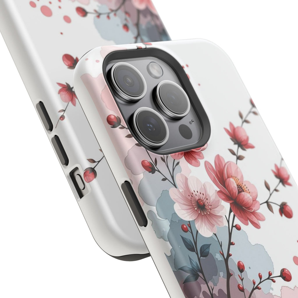 Floral Cherry Blossom Magnetic Impact Phone Case