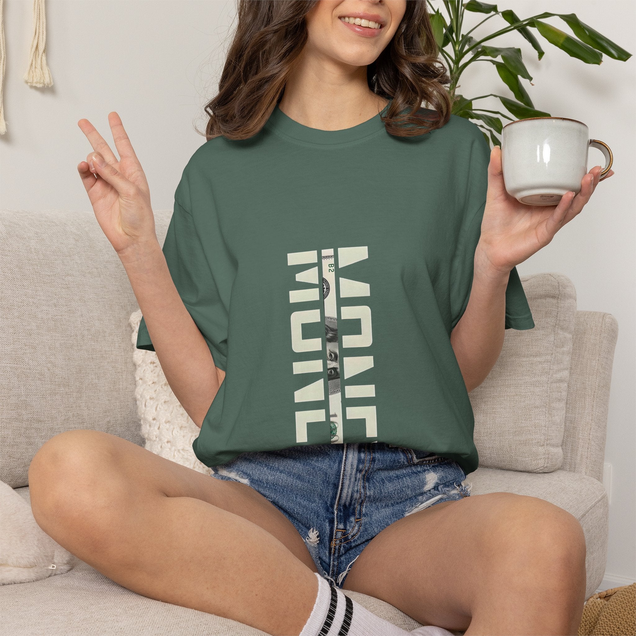 Money Unisex Garment-Dyed T-shirt