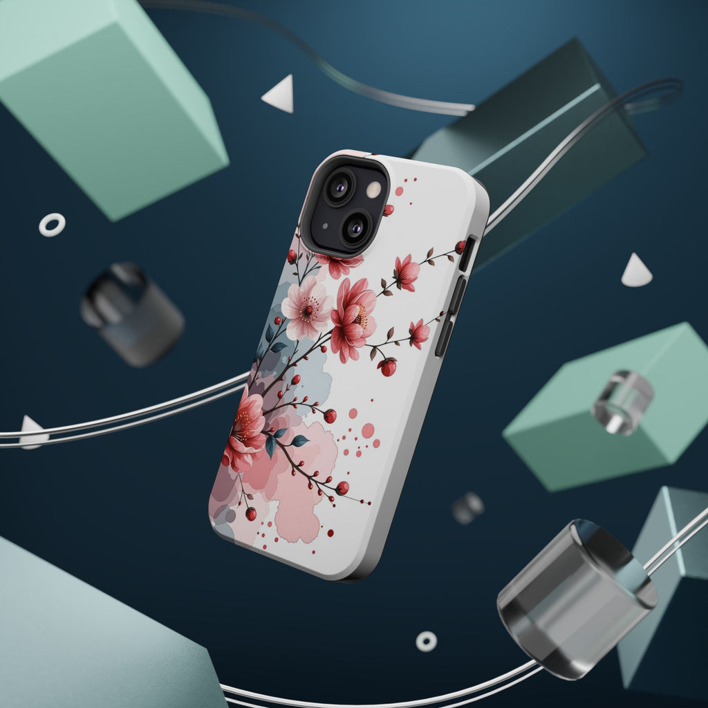 Floral Cherry Blossom Magnetic Impact Phone Case