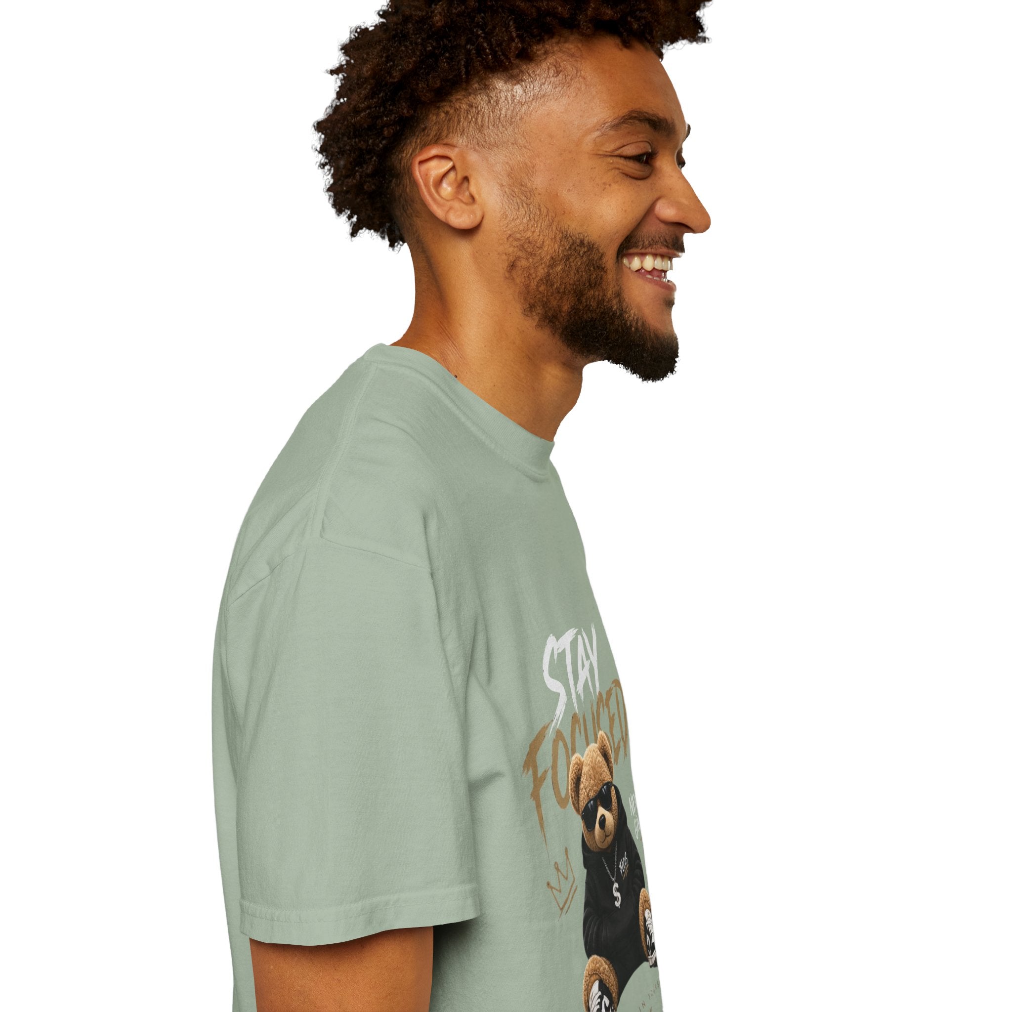 Stay On Focused Unisex Garment-Dyed T-shirt