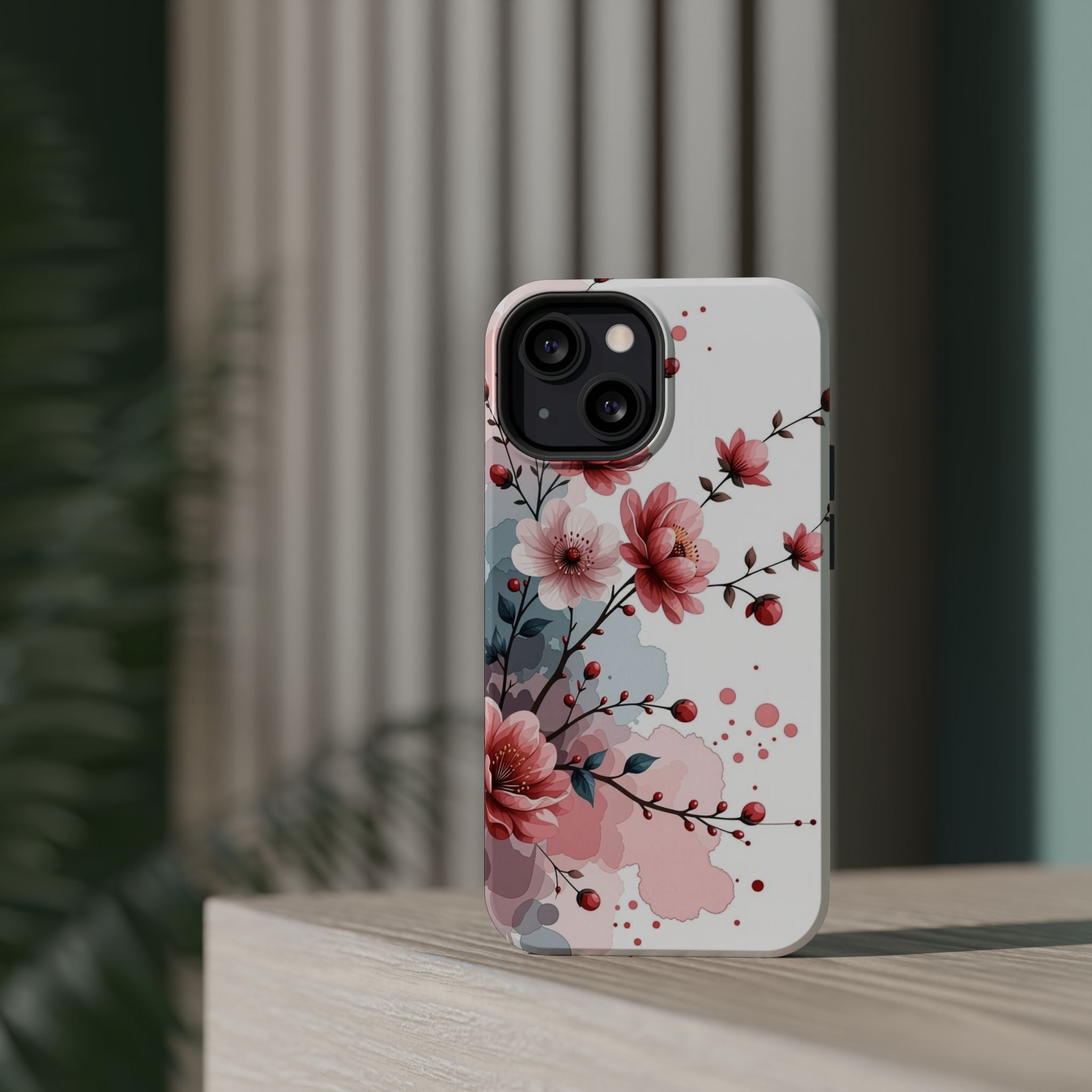 Floral Cherry Blossom Magnetic Impact Phone Case