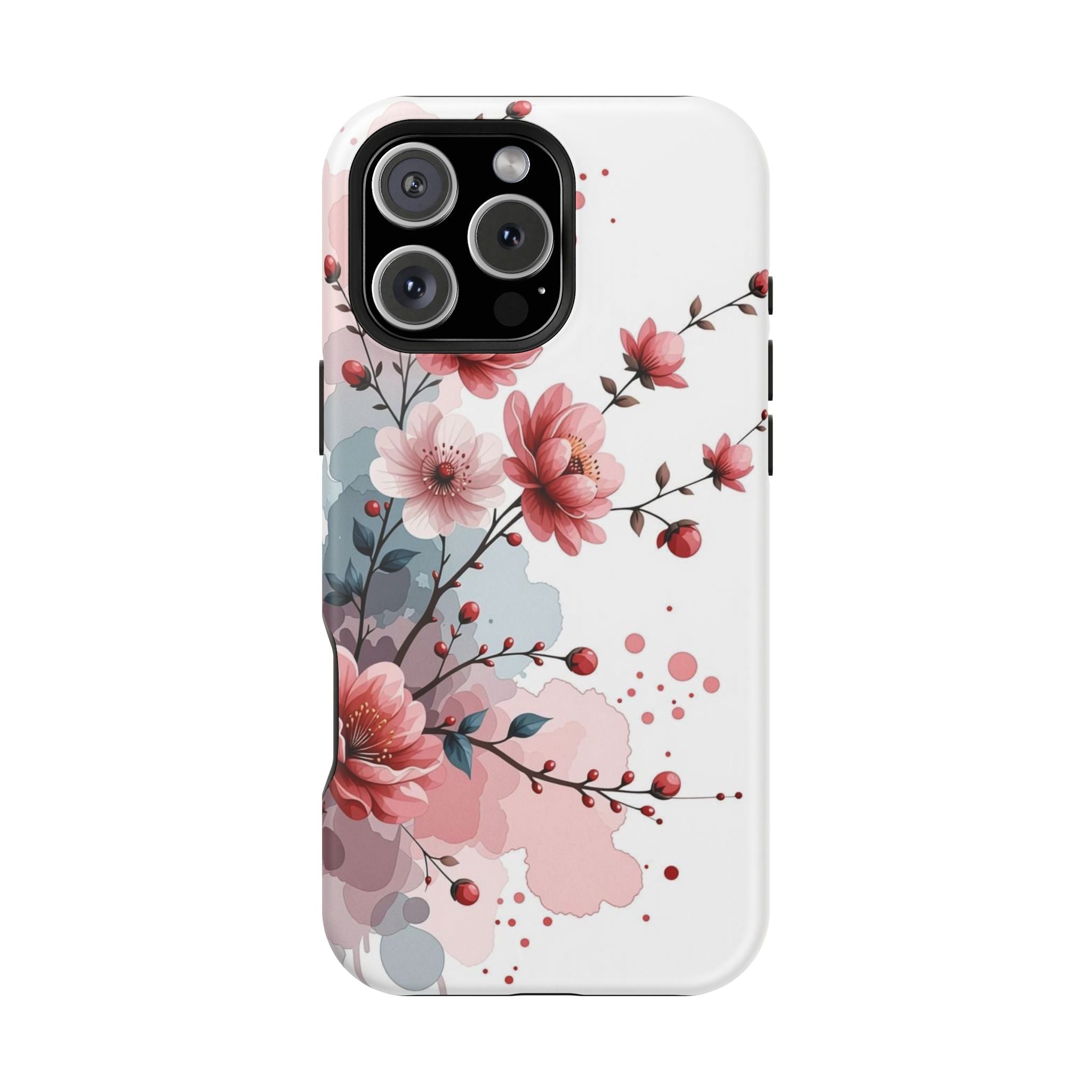 Floral Cherry Blossom Magnetic Impact Phone Case