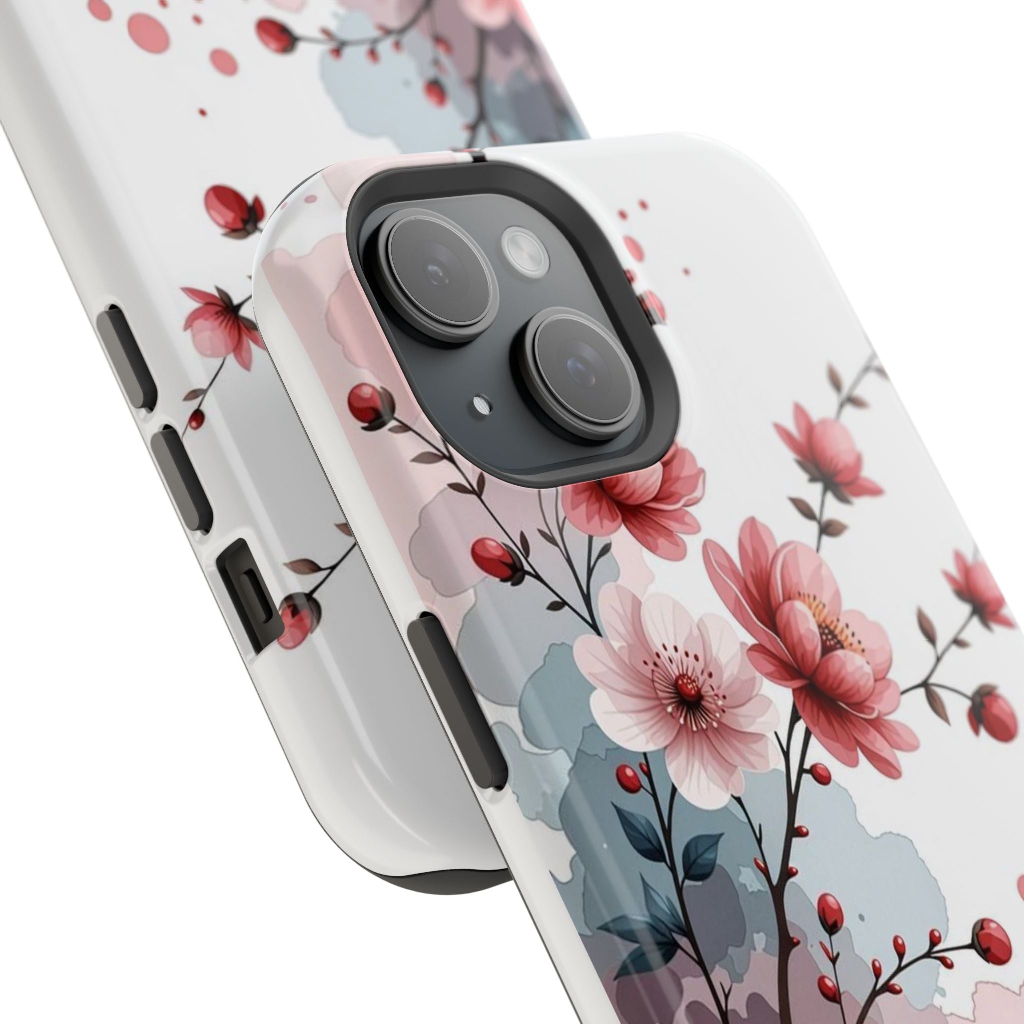 Floral Cherry Blossom Magnetic Impact Phone Case