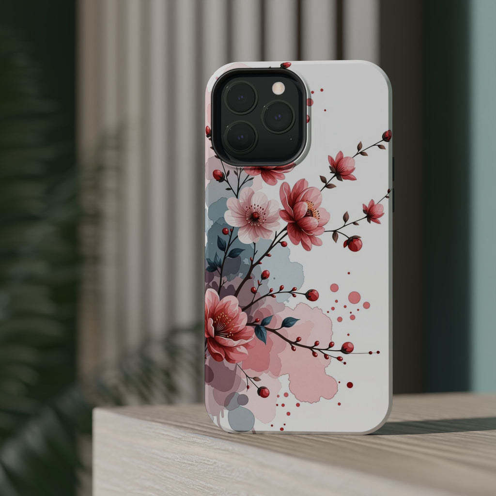 Floral Cherry Blossom Magnetic Impact Phone Case
