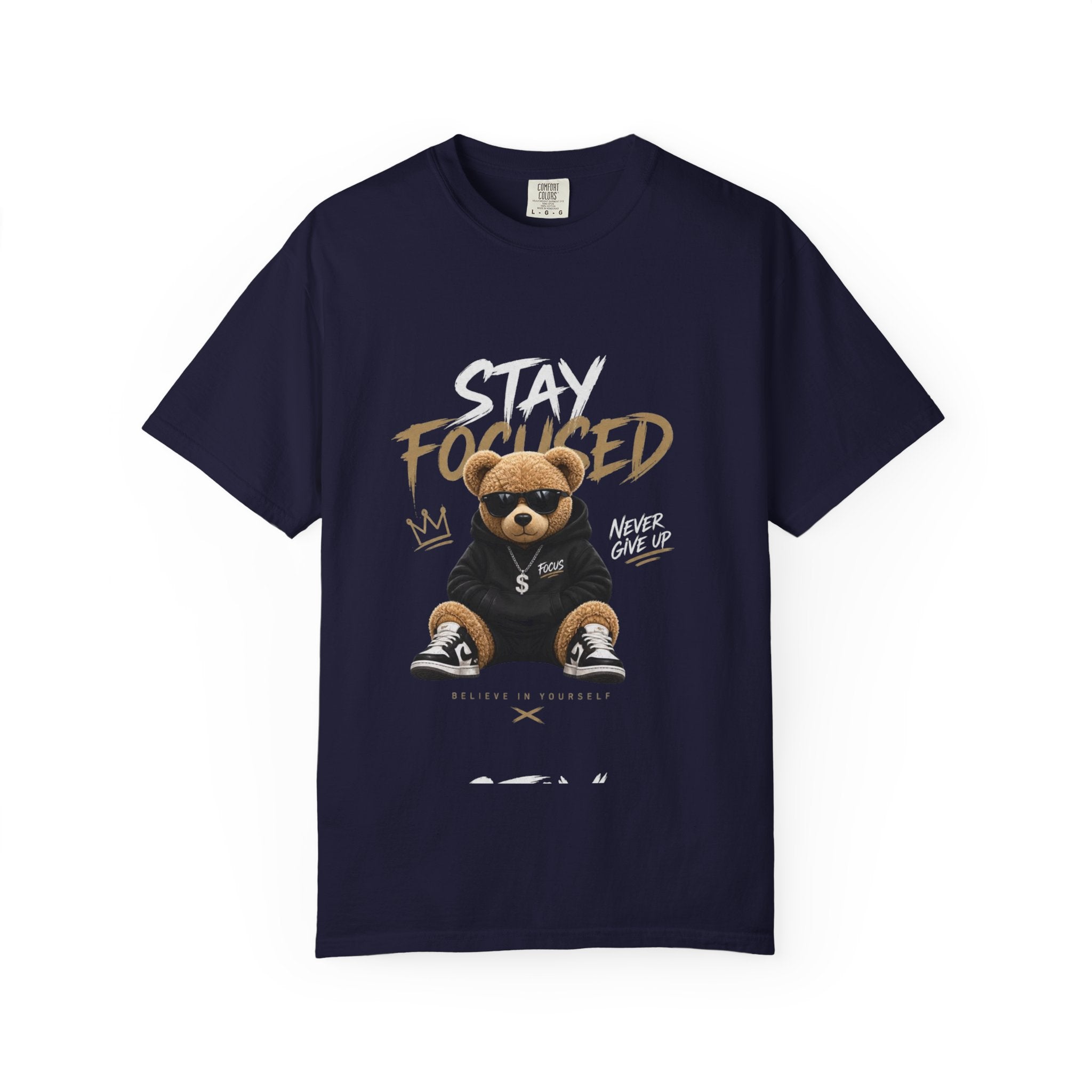 Stay On Focused Unisex Garment-Dyed T-shirt