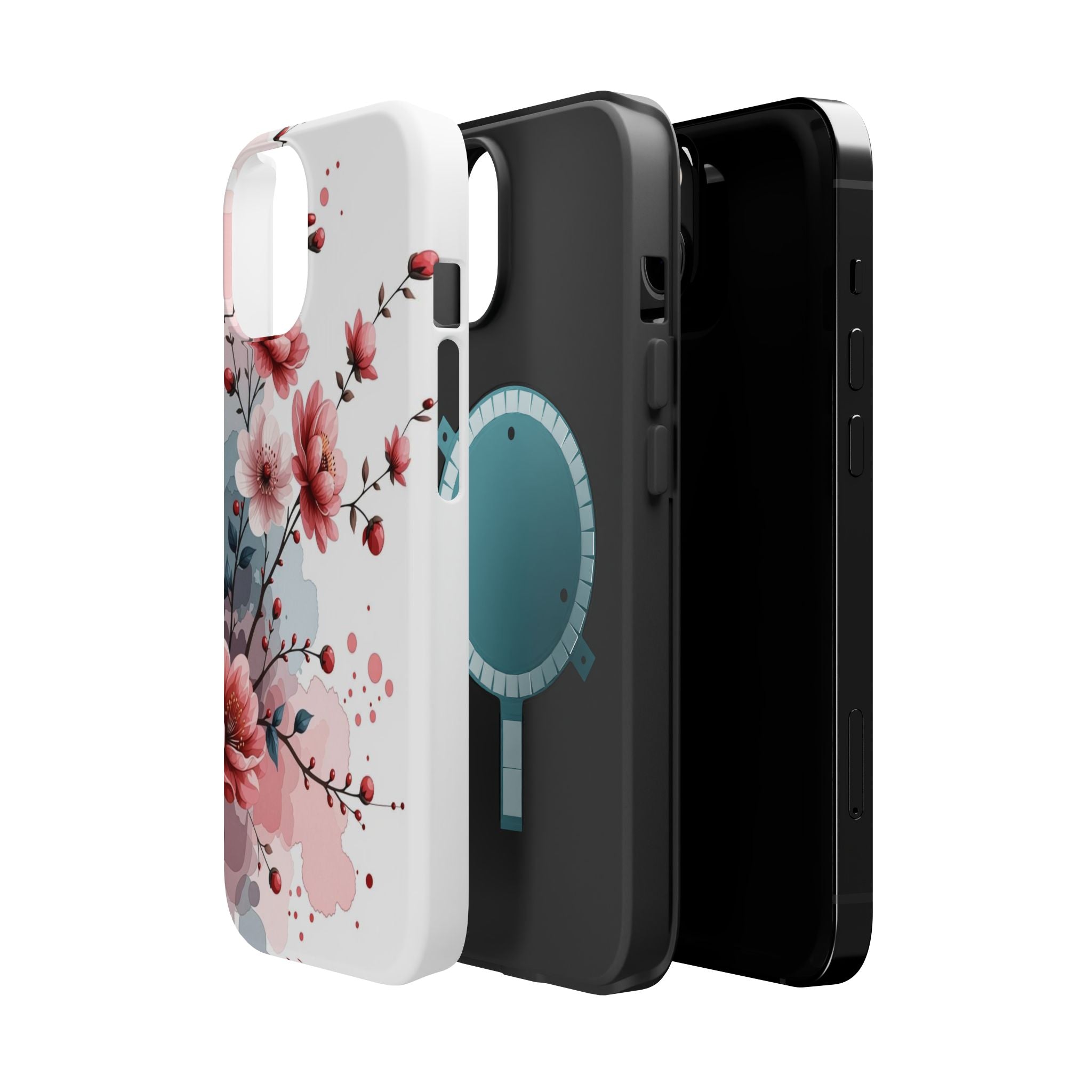 Floral Cherry Blossom Magnetic Impact Phone Case