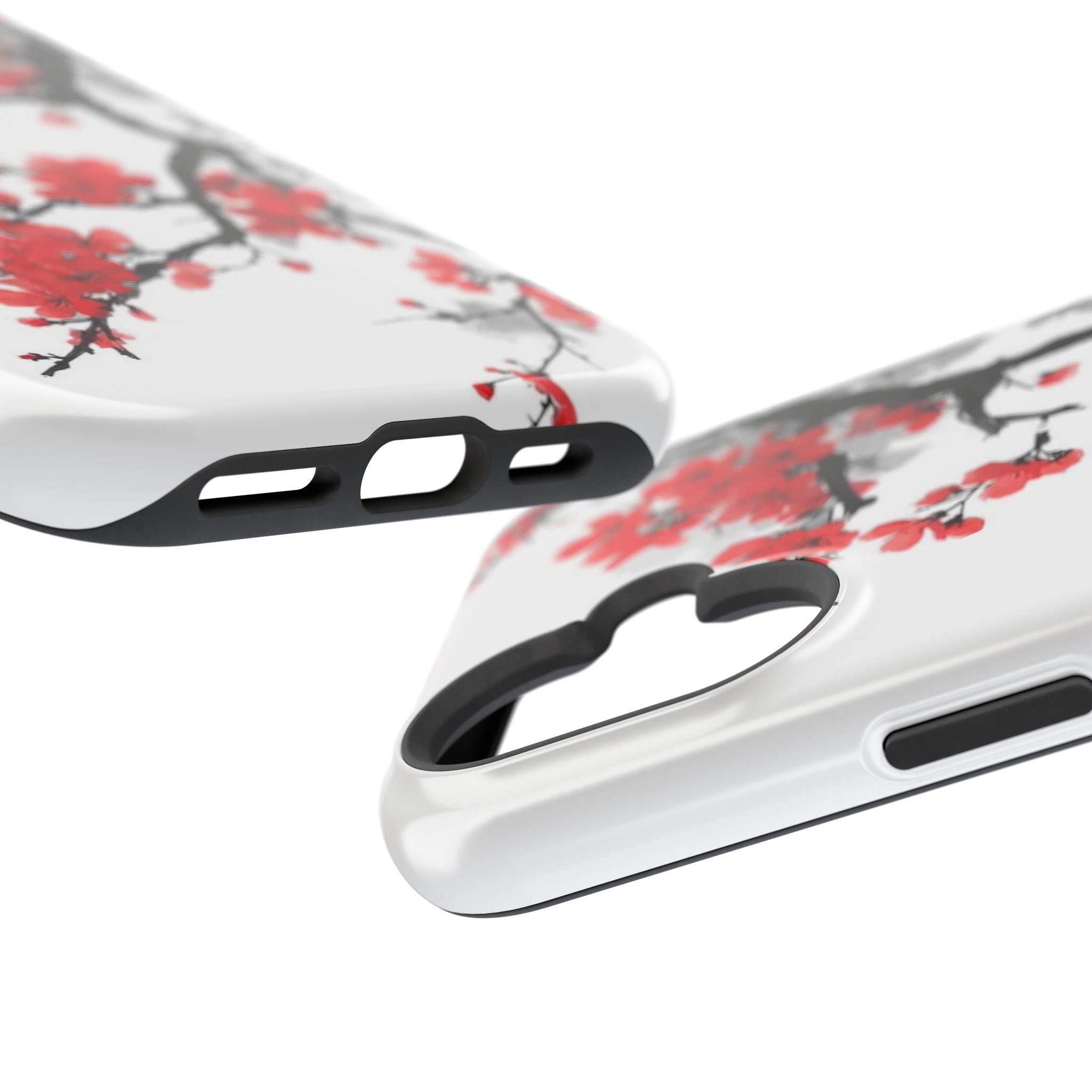 Cherry Blossom Impact Phone Case — Magnetic, Shock‑Resistant Protection