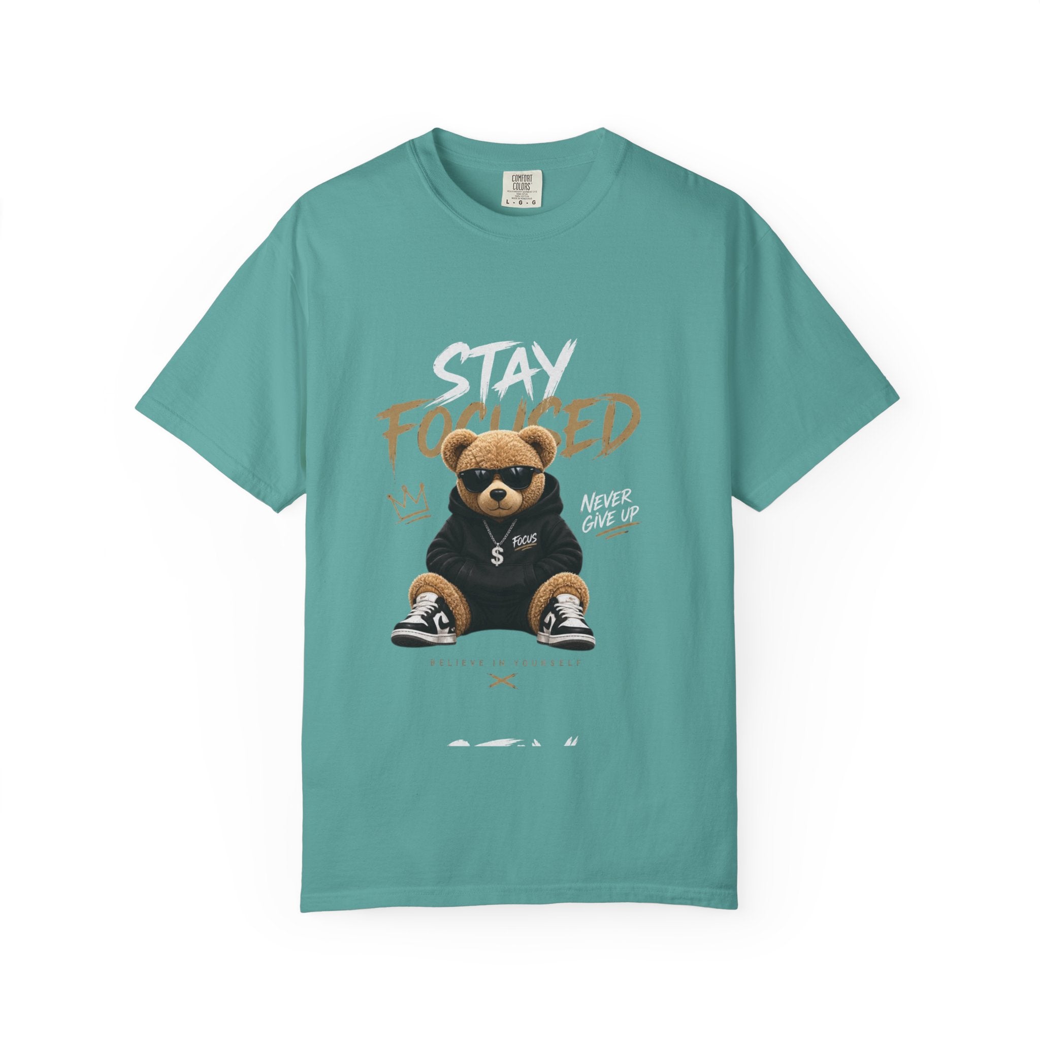 Stay On Focused Unisex Garment-Dyed T-shirt