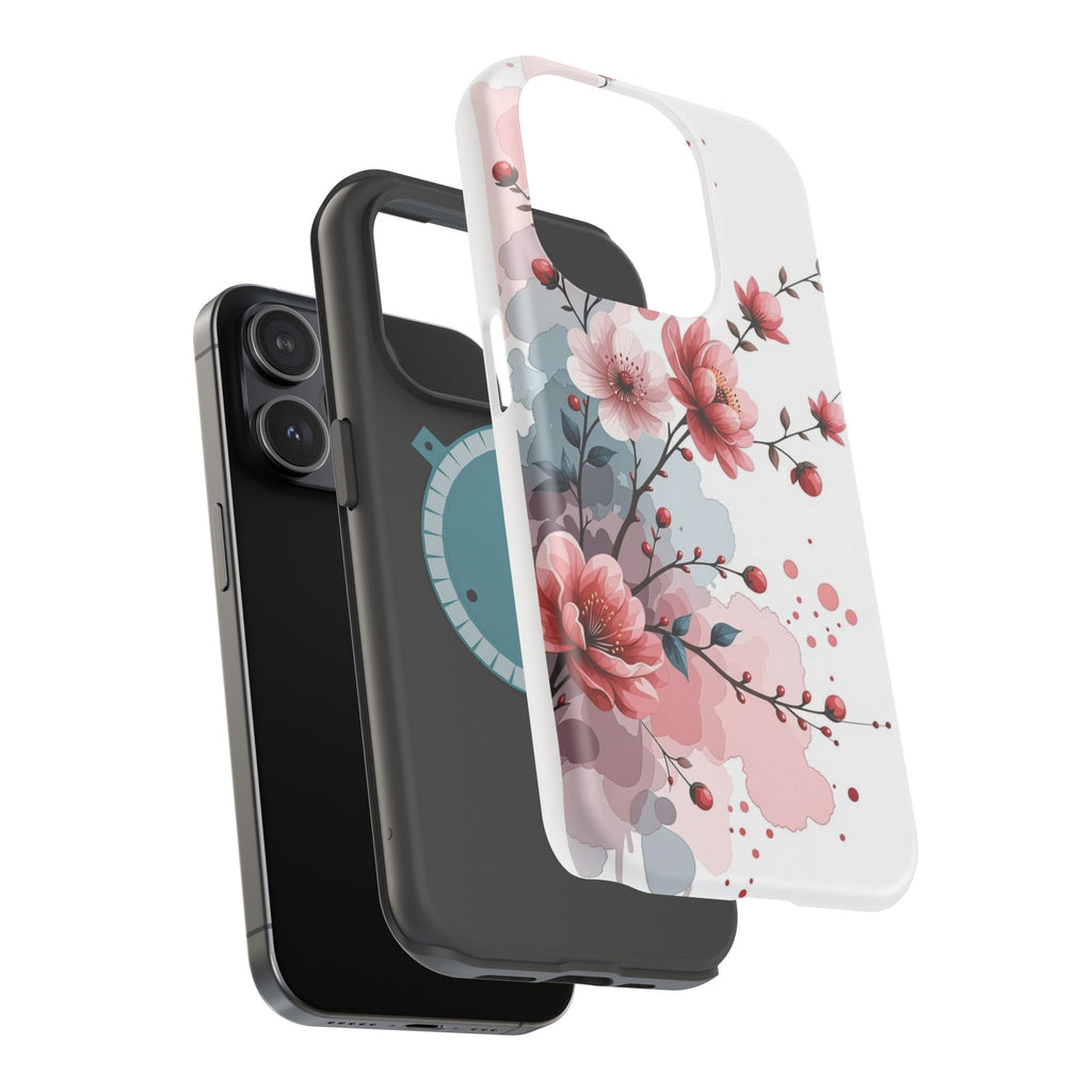 Floral Cherry Blossom Magnetic Impact Phone Case