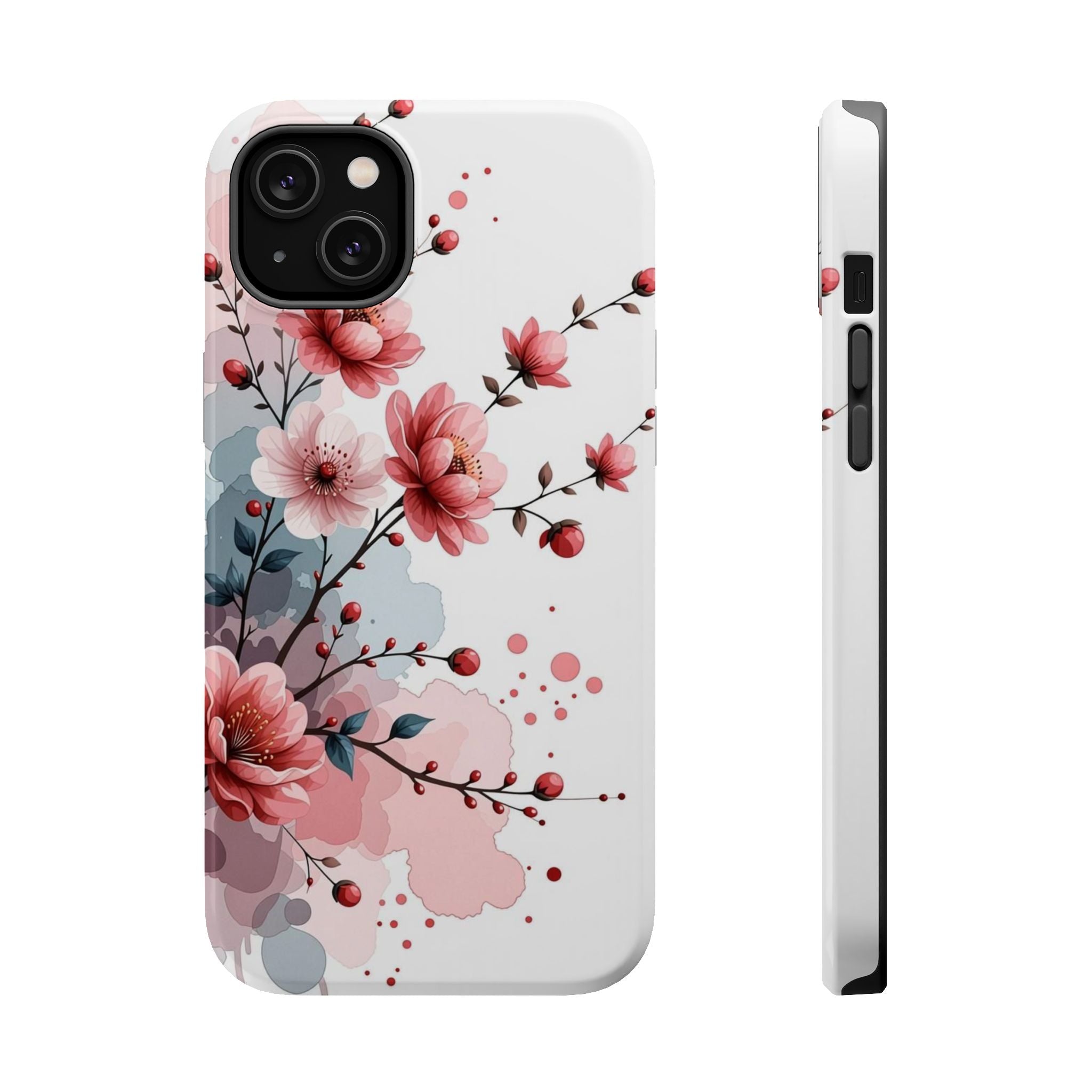 Floral Cherry Blossom Magnetic Impact Phone Case