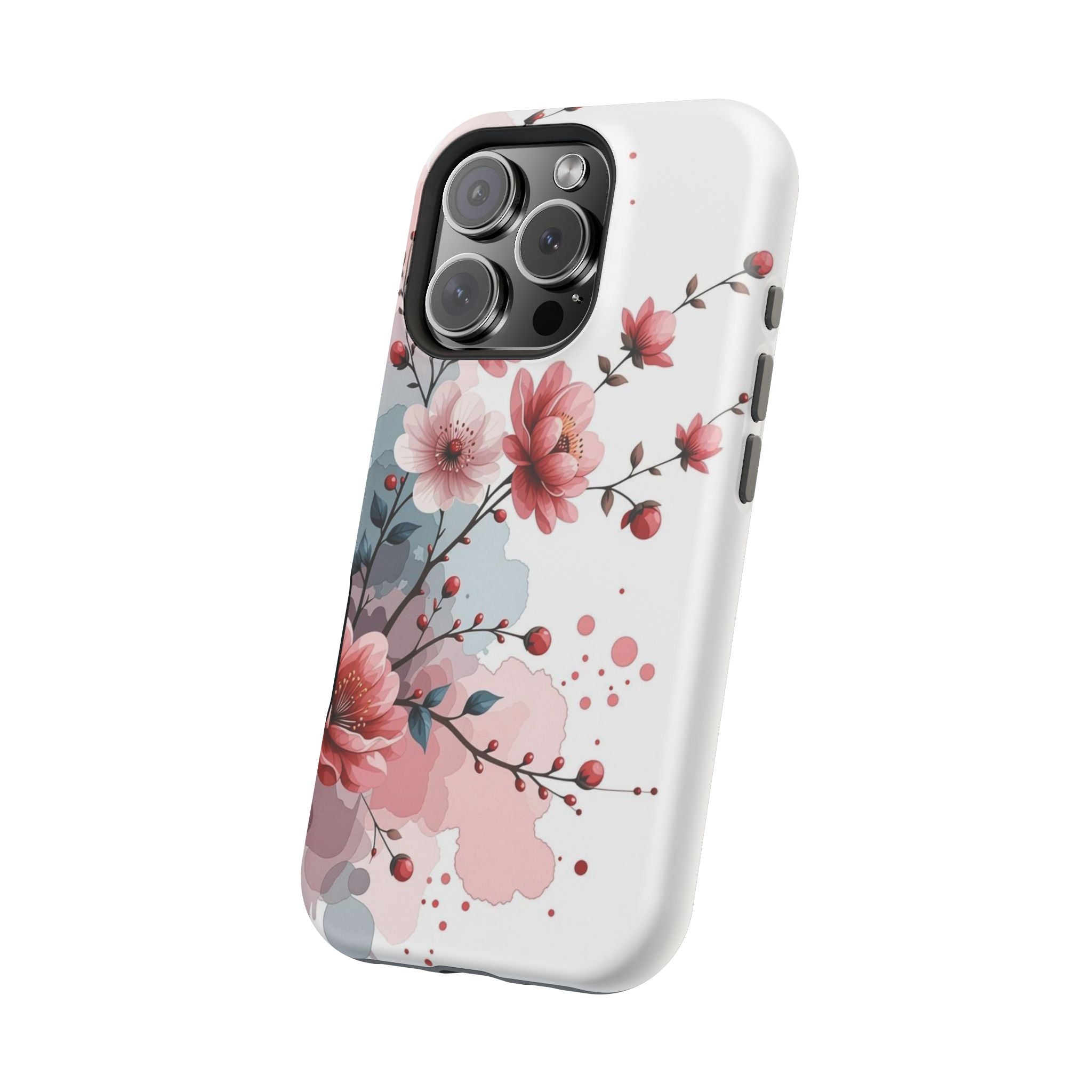 Floral Cherry Blossom Magnetic Impact Phone Case