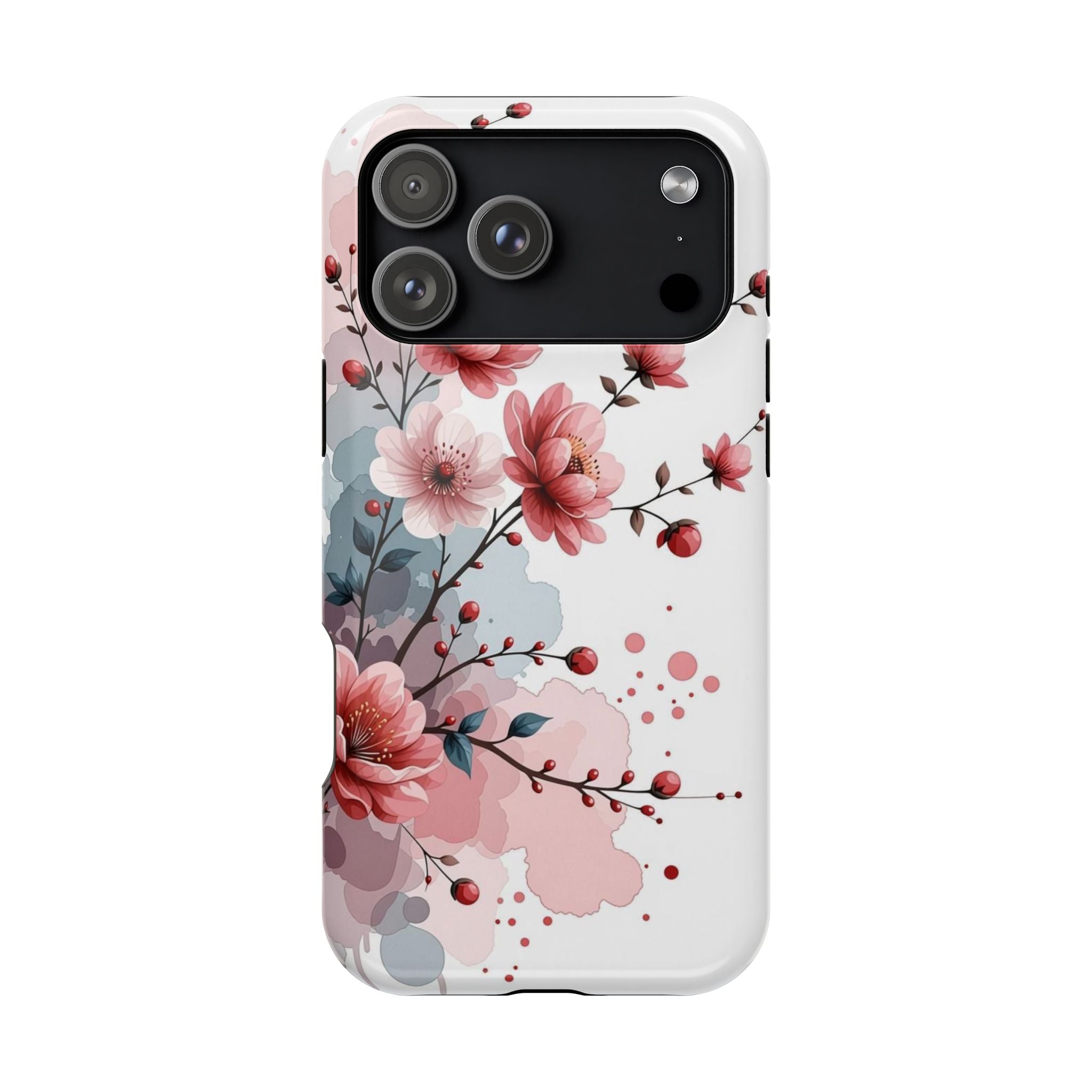 Floral Cherry Blossom Magnetic Impact Phone Case