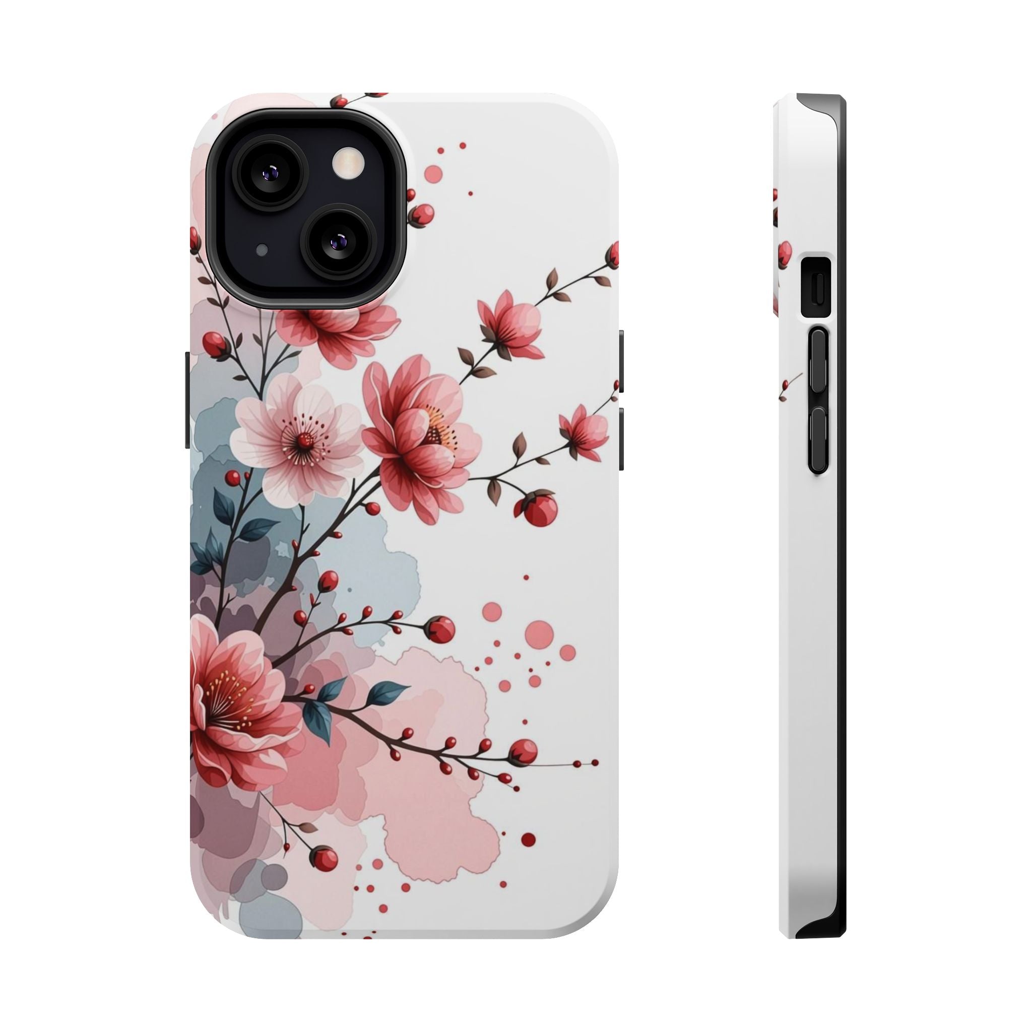 Floral Cherry Blossom Magnetic Impact Phone Case