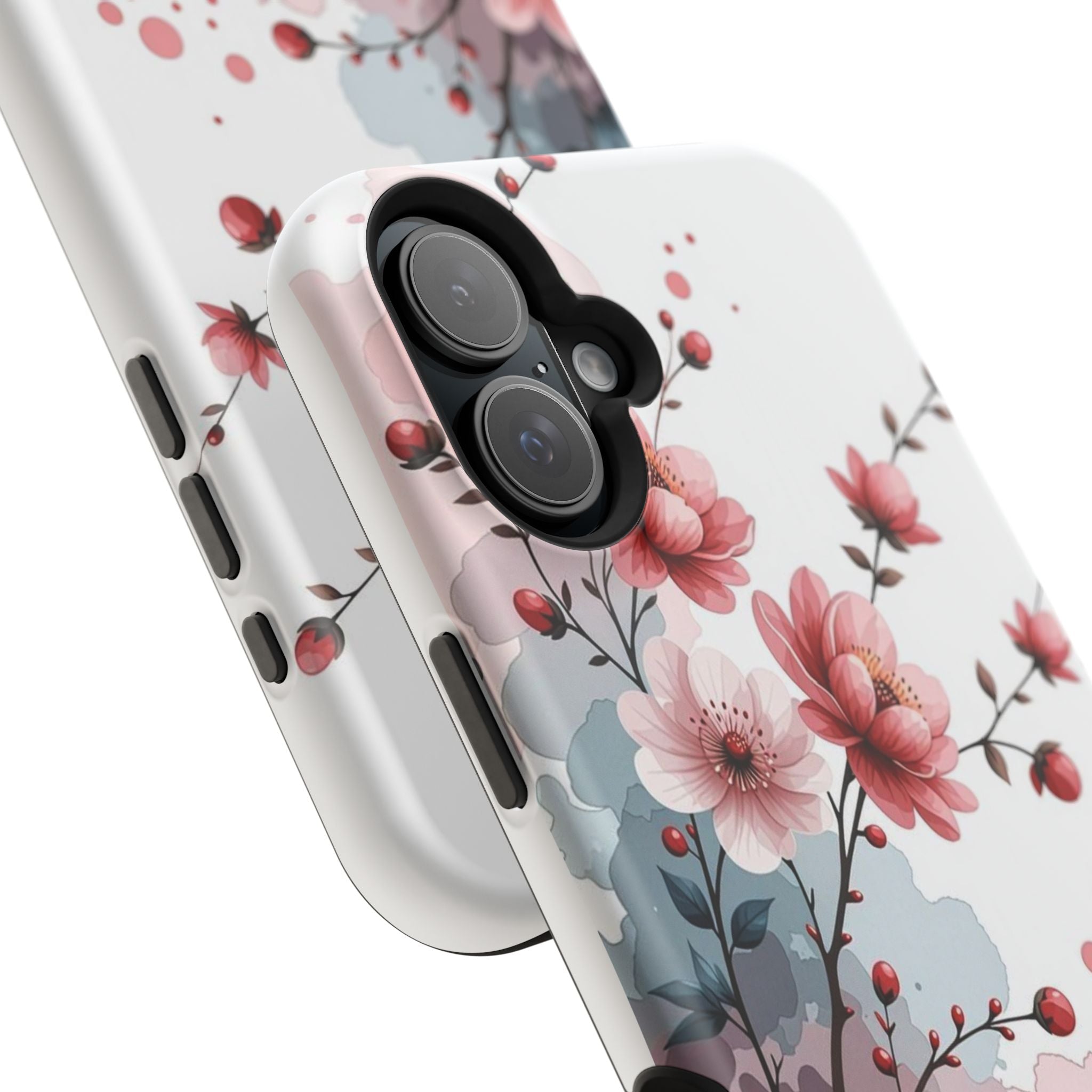 Floral Cherry Blossom Magnetic Impact Phone Case