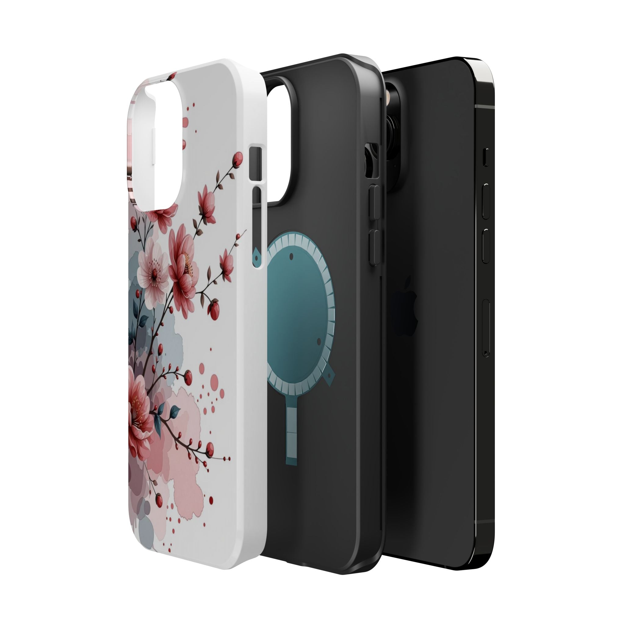 Floral Cherry Blossom Magnetic Impact Phone Case
