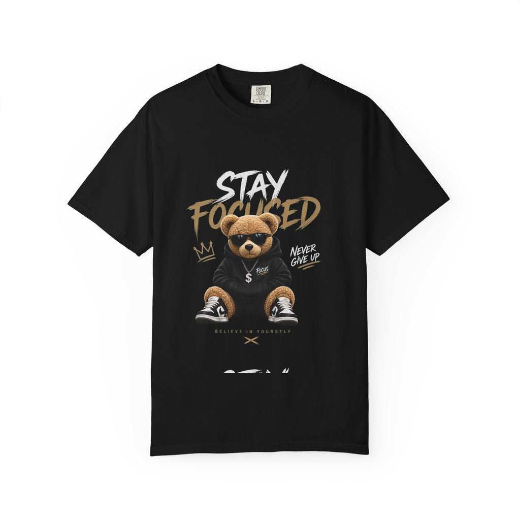 Stay On Focused Unisex Garment-Dyed T-shirt