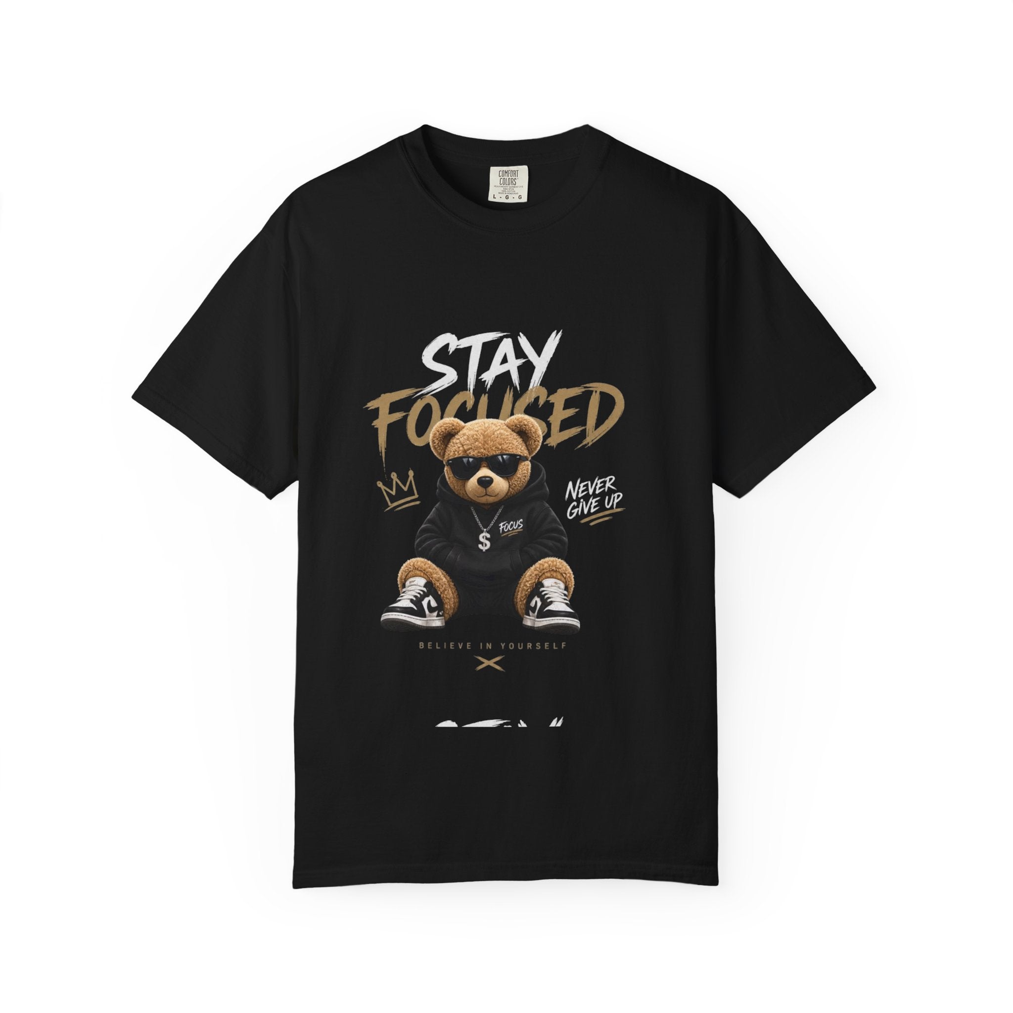 Stay On Focused Unisex Garment-Dyed T-shirt